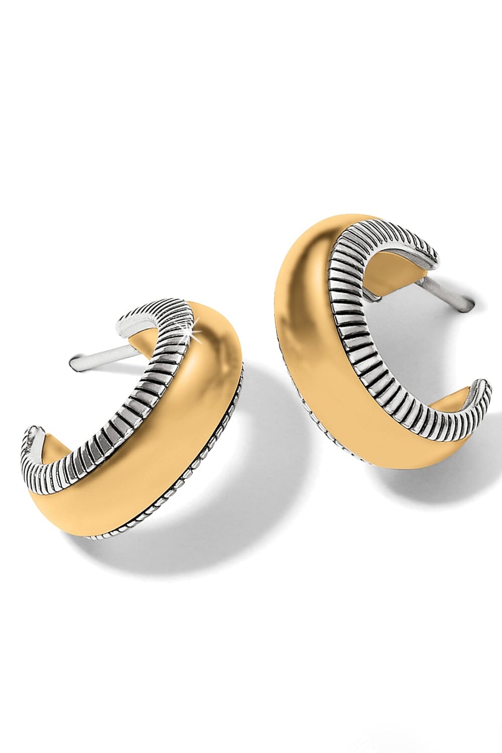Interlok Noir Small Hoop Earrings BJEWELRY Brighton Collectables