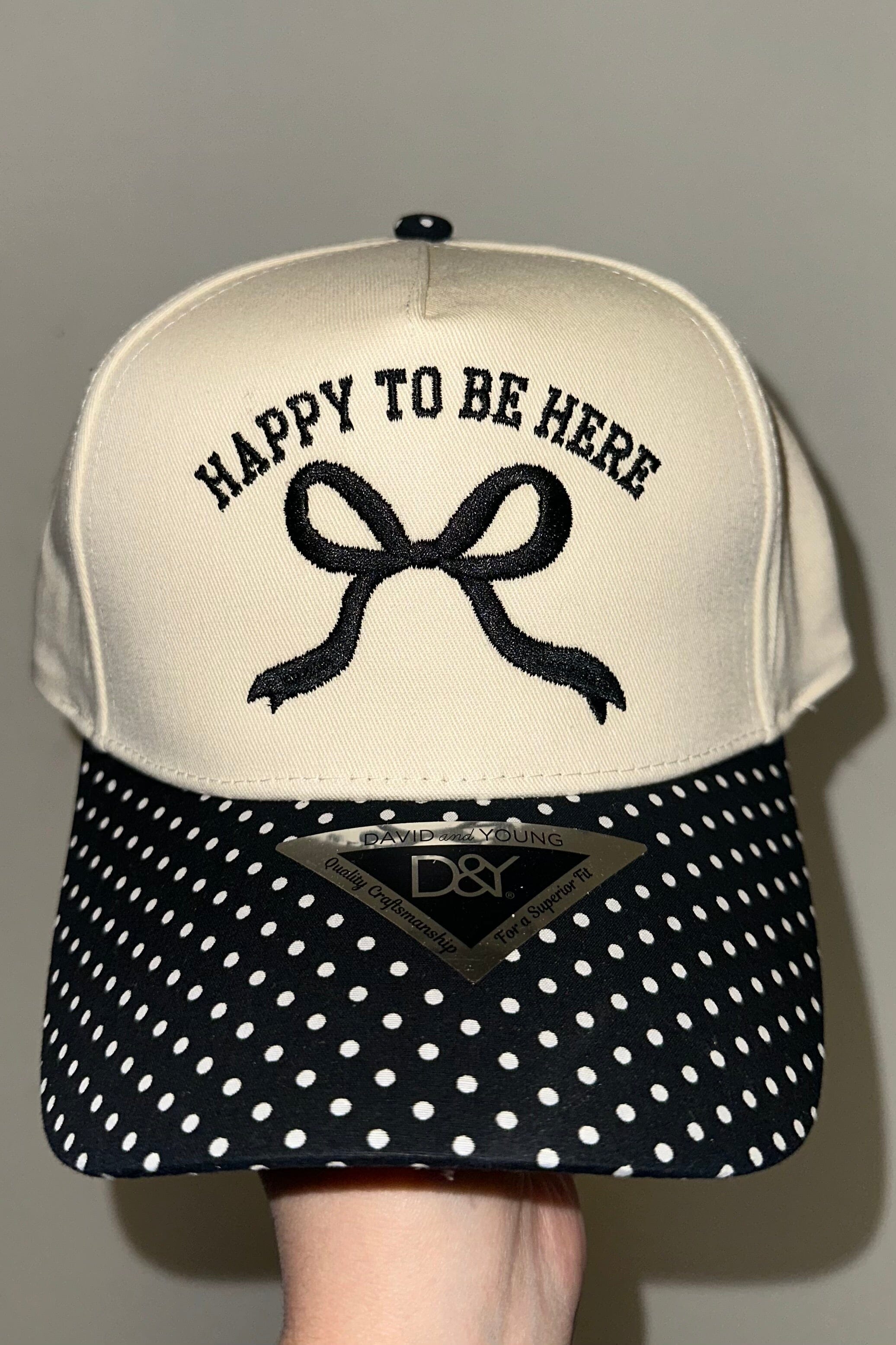 Happy To Be Here Hat SCARF/HAT/WINTERGOODS P&PD