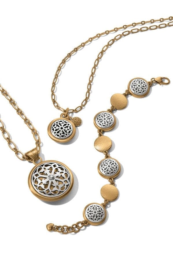 Ferrara Two Tone Luce Small Pendant Necklace BJEWELRY Brighton Collectables