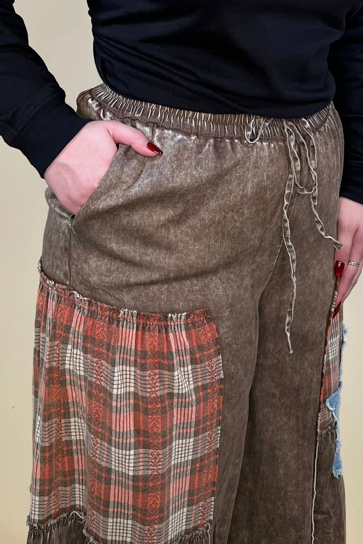 Patch Detail Mineral Wash Pant BOTTOMS:~~Unassigned~~ EASEL