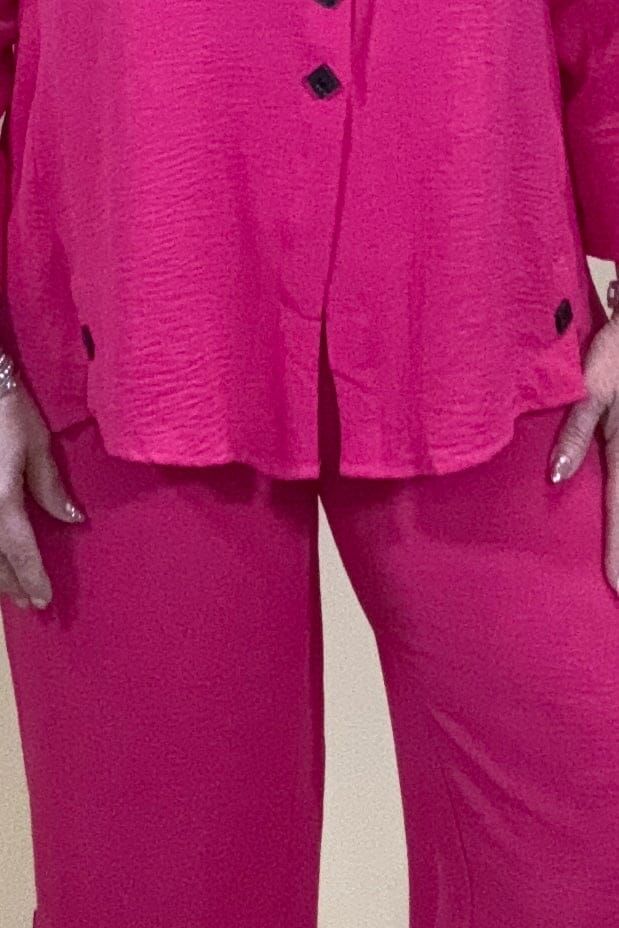 3/4 Sleeve Button Down Collared Top MISSY TOP SPECIAL CREATION