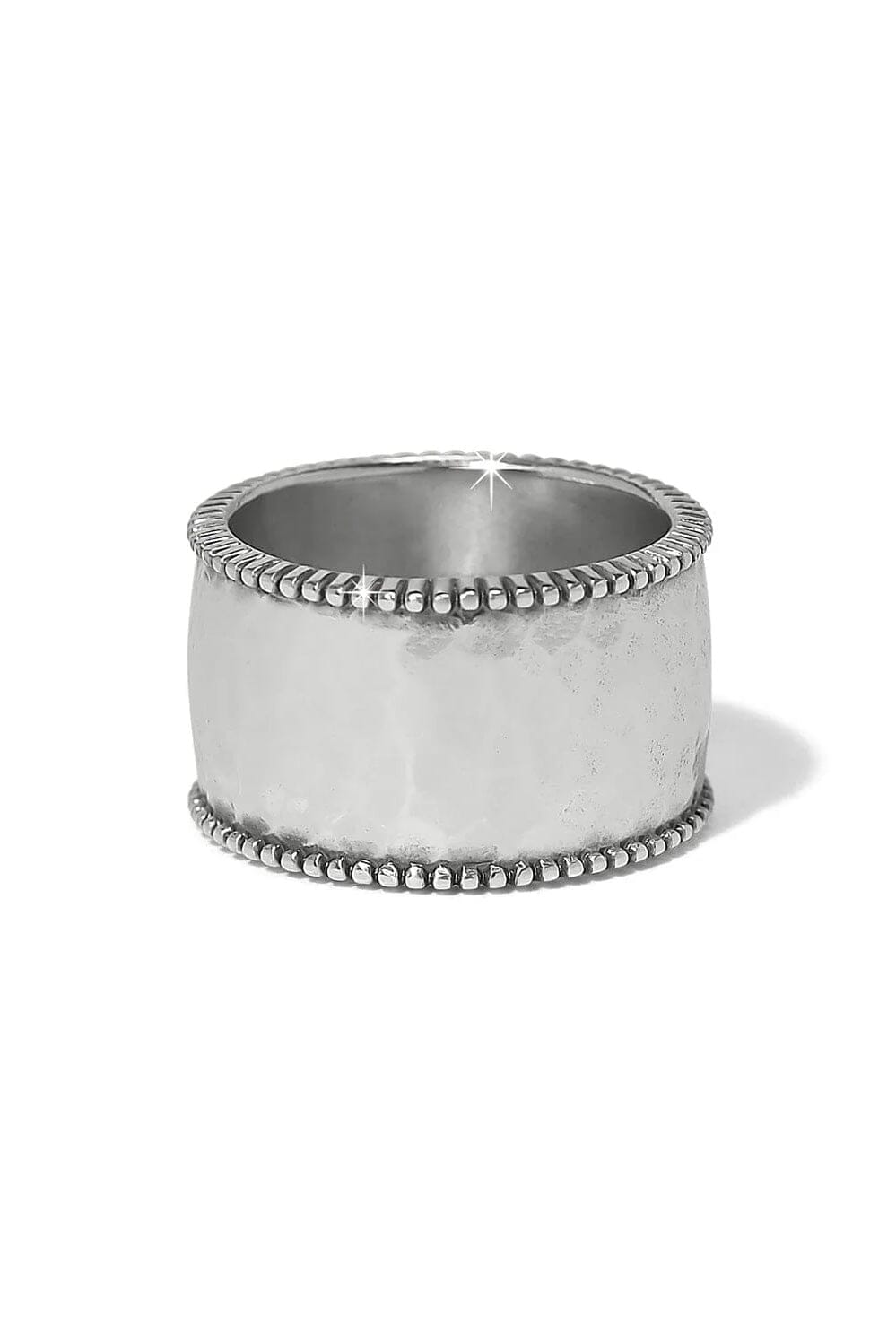 Pretty Tough Clear Gem Wide Band Ring BRING Brighton Collectables