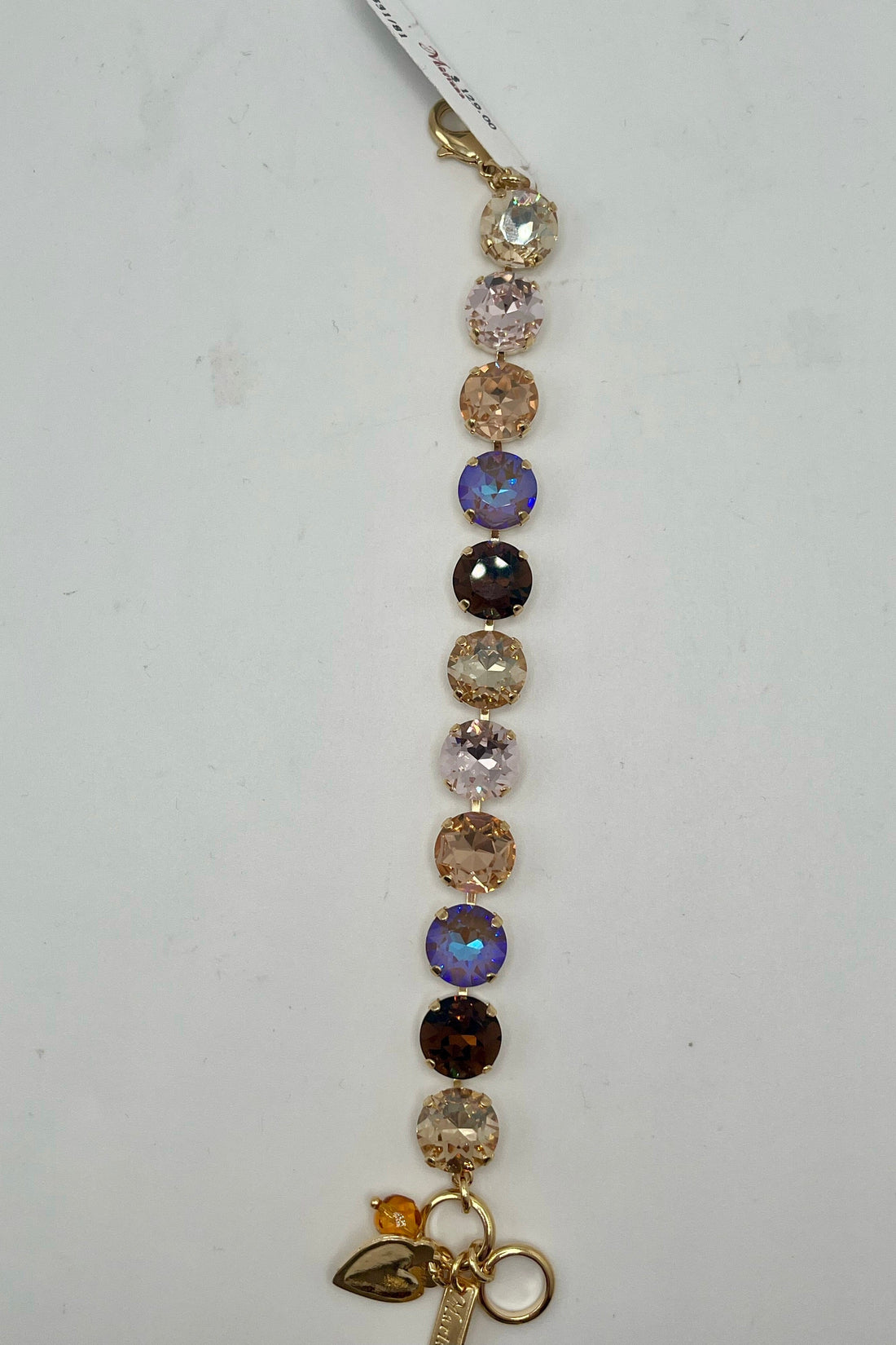 Large Rivoli Round Bracelet "Amaretto" BETTERBRANDJEWELRY Mariana