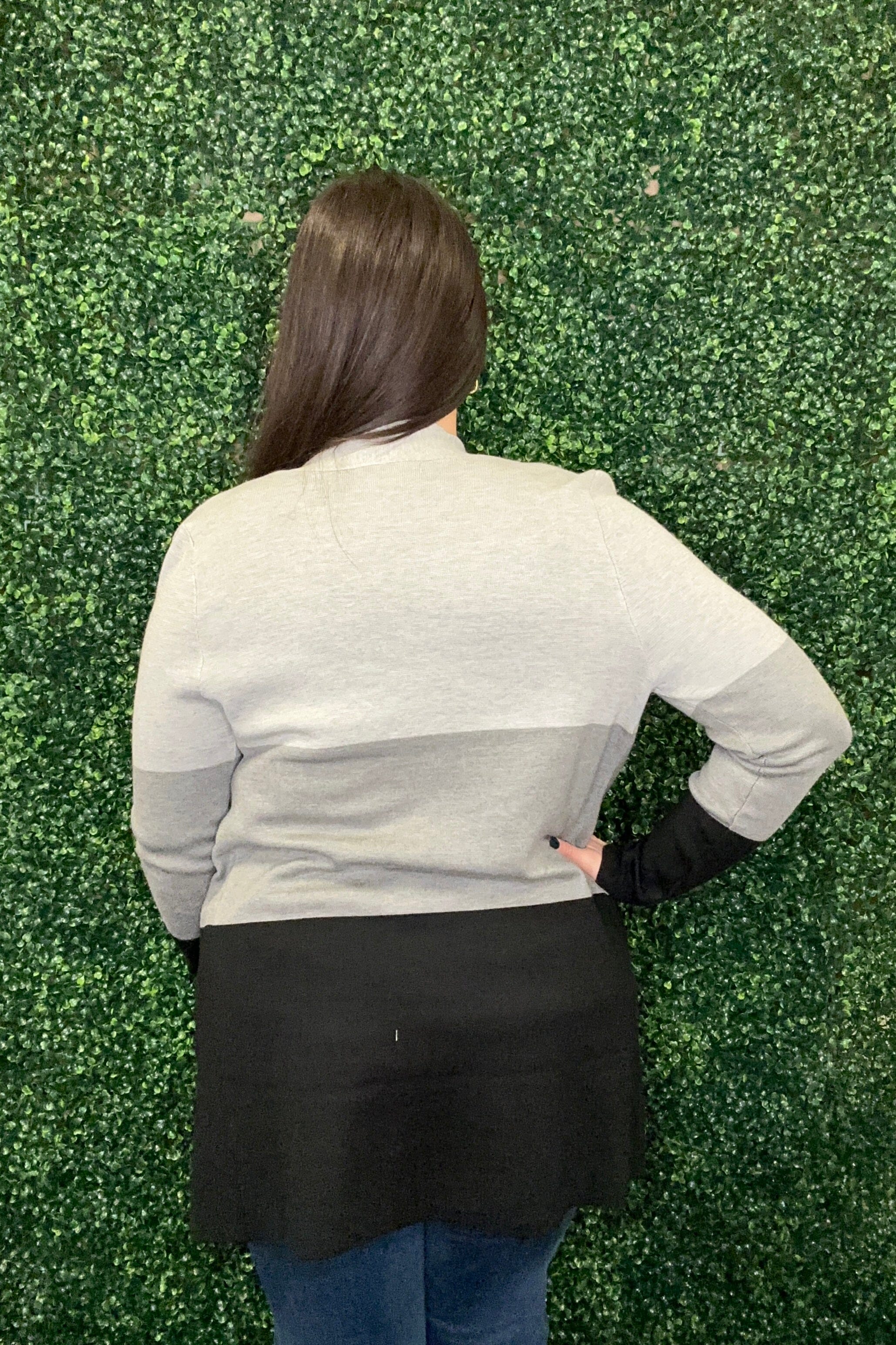 Long Sleeve Sweater Cardigan OUTFIT COMPLETER KEREN HART