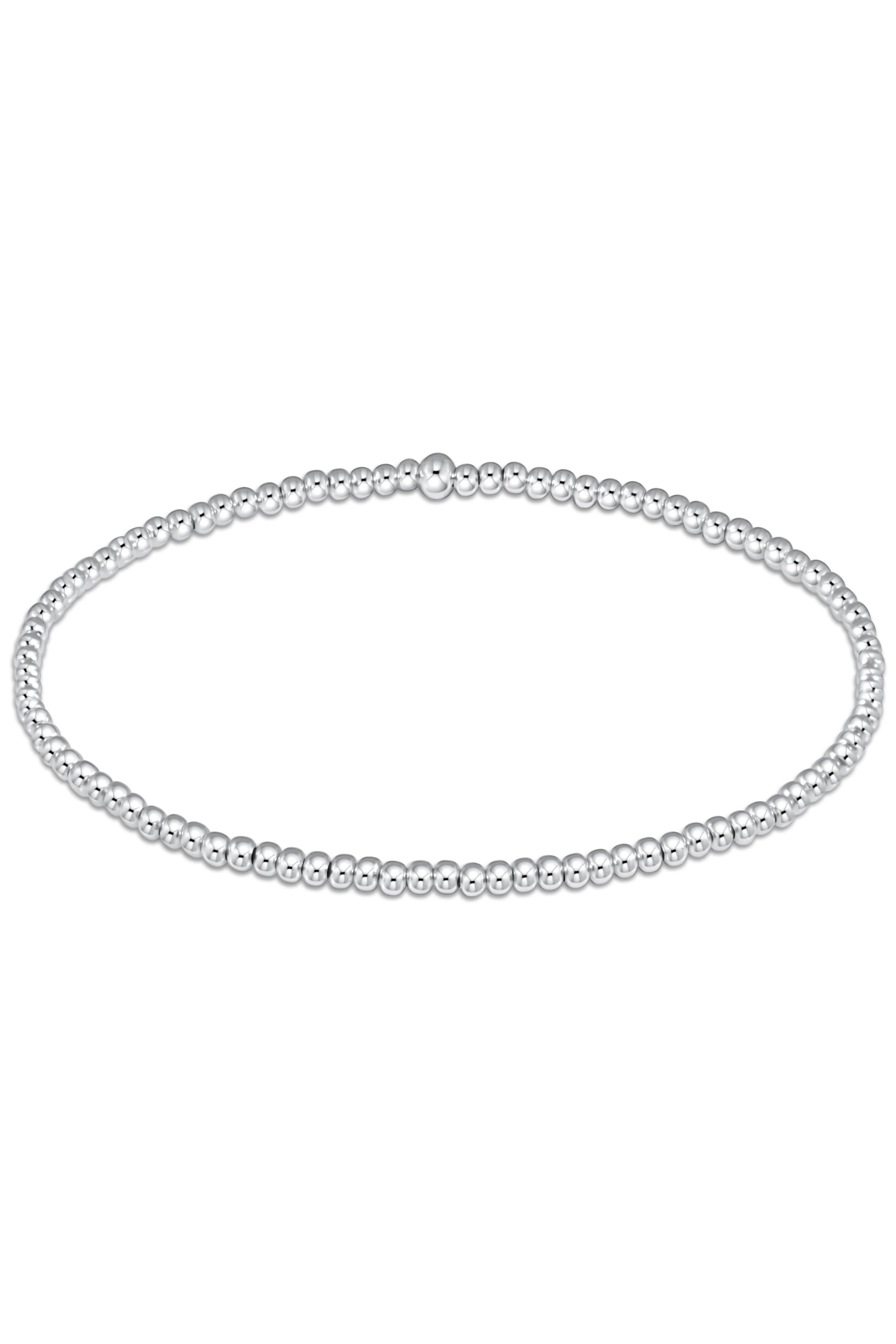 Extends Classic Sterling 3mm Bead Bracelet JEWELRY ENEWTON