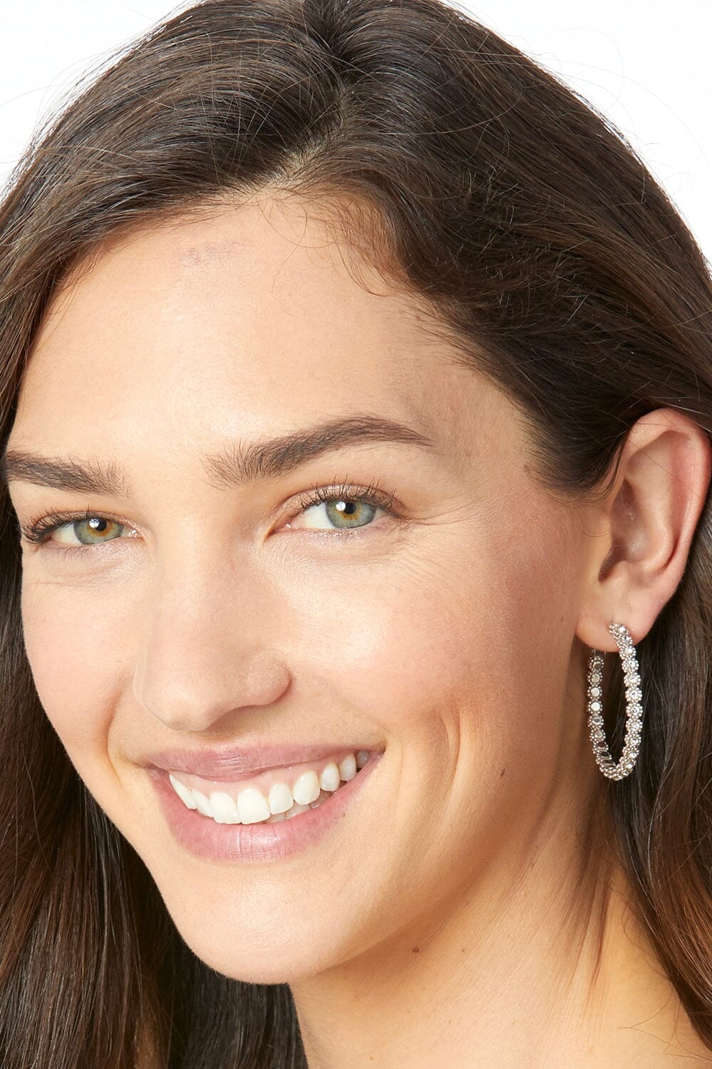Twinkle Splendor Medium Hoop Earrings BJEWELRY Brighton Collectables