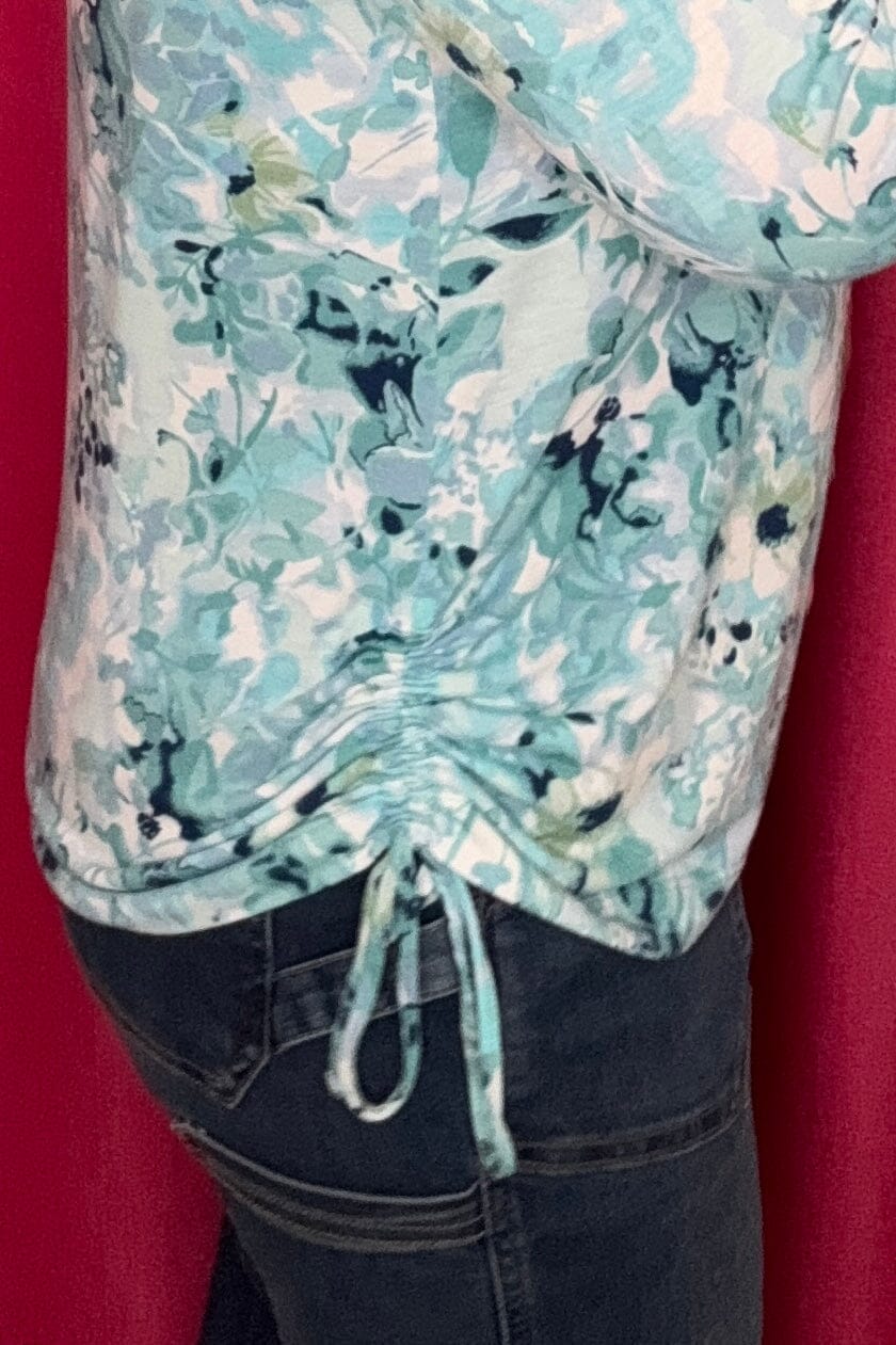 Scoop Neck 3/4 Sleeve w/Side Tie MISSY TOP SPECIAL SOUTHERN LADY