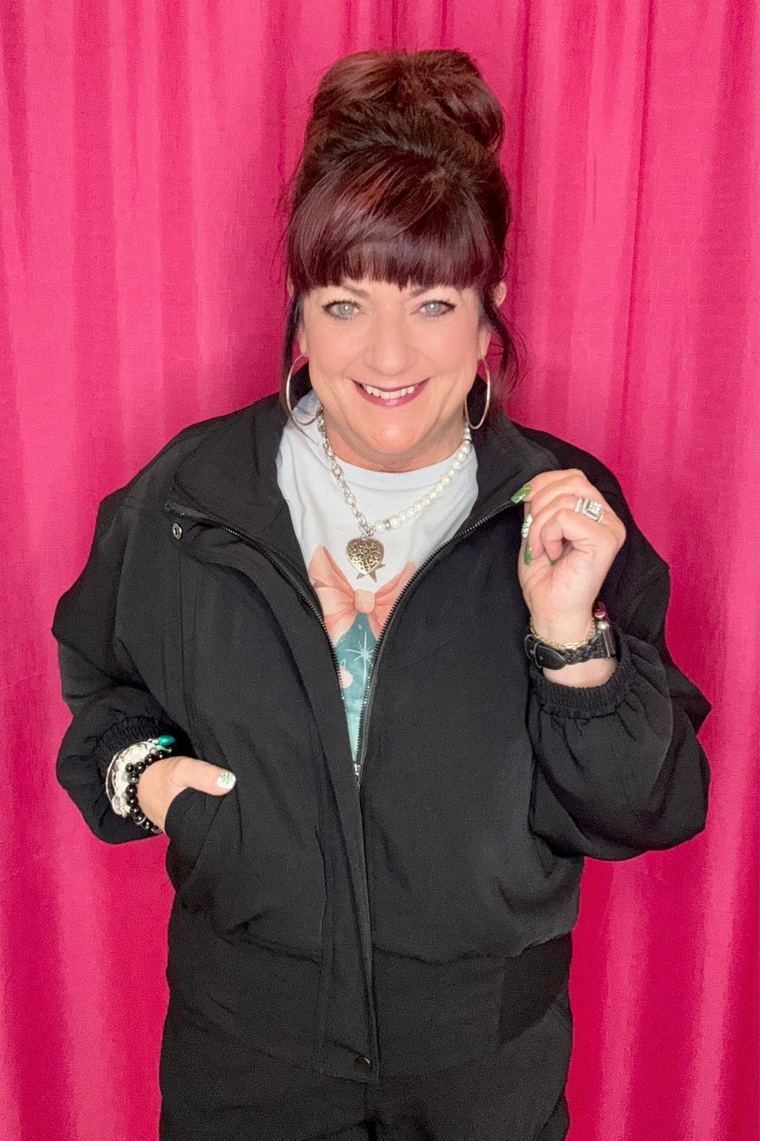 Zip Up Dolman Jacket OUTFIT COMPLETER LIVERPOOL