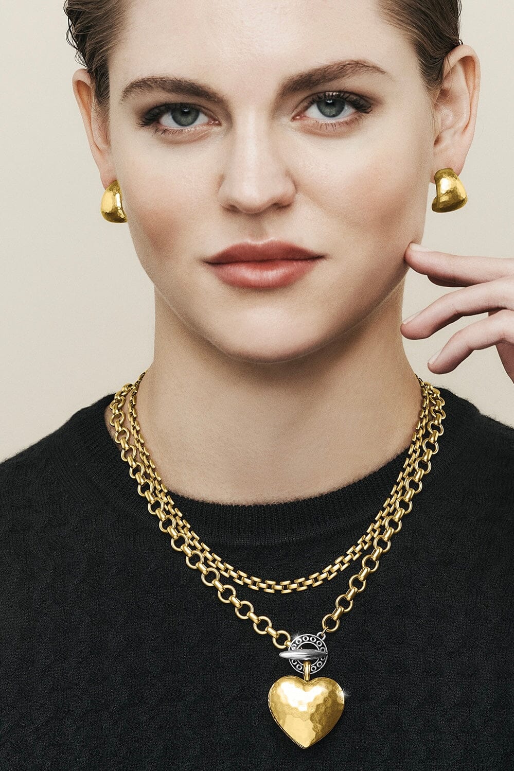 Inner Circle Heart Toggle Necklace BJEWELRY Brighton Collectables