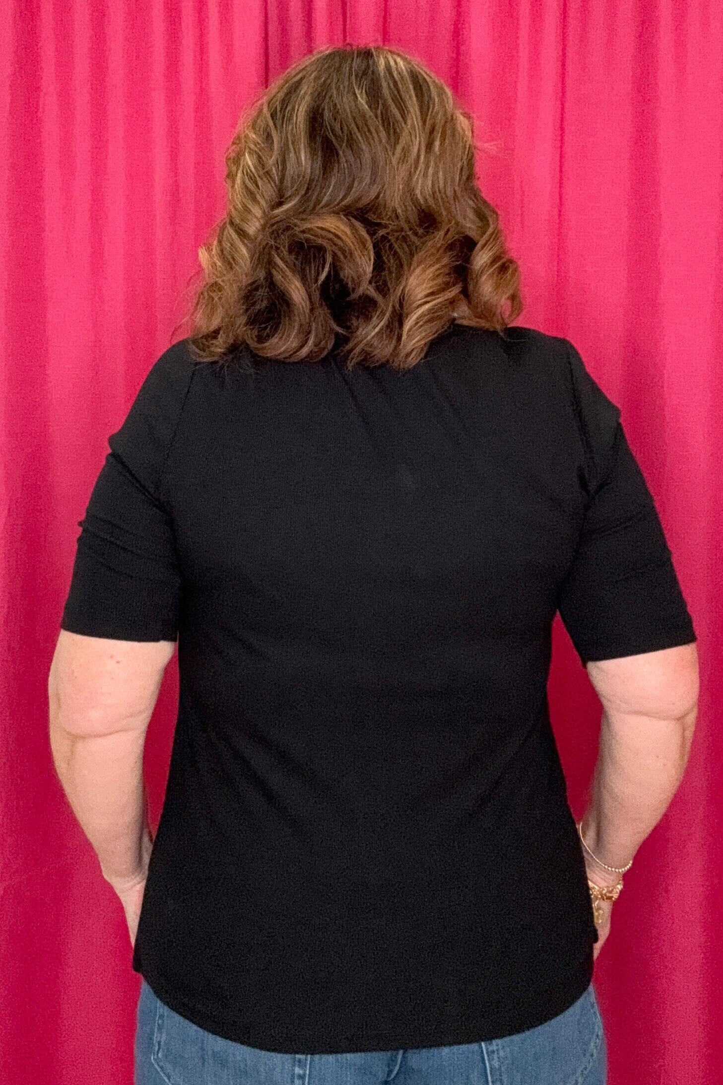 Double Layer V Neck MISSY BASIC KNIT LIVERPOOL