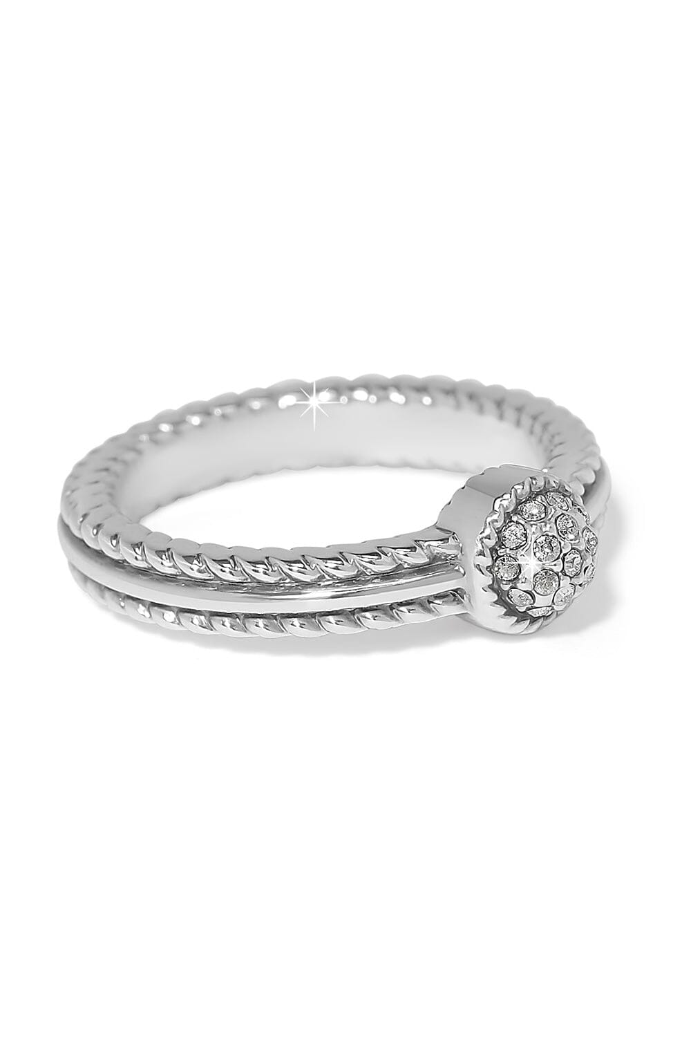 Illumina Celeste Dome Ring-Silver BRING Brighton Collectables