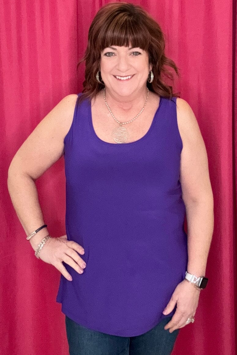 Solid Tank MISSY BASIC KNIT CREATION