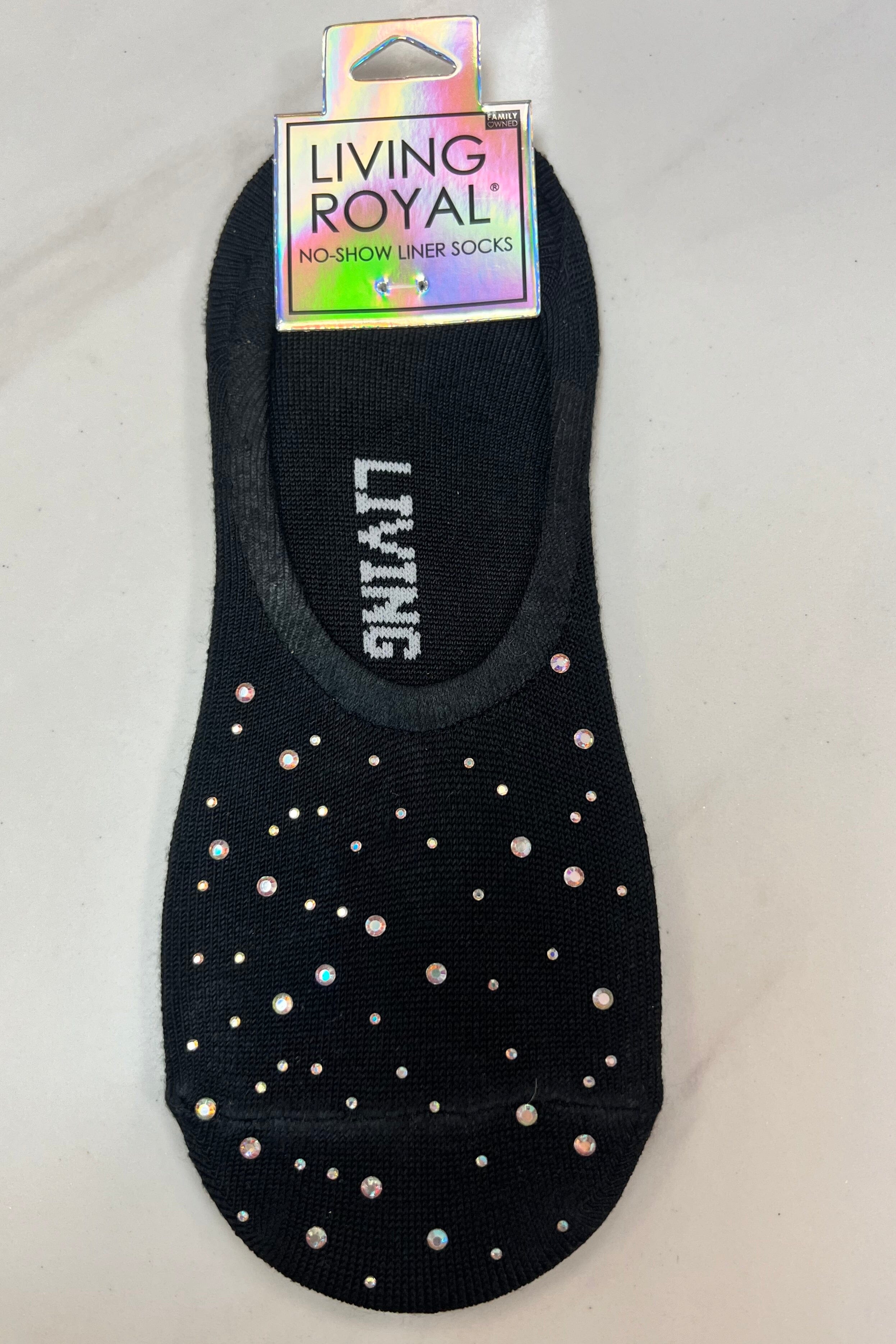 Crystal Liner Sock GIFT/OTHER LIVINGROYAL BLK