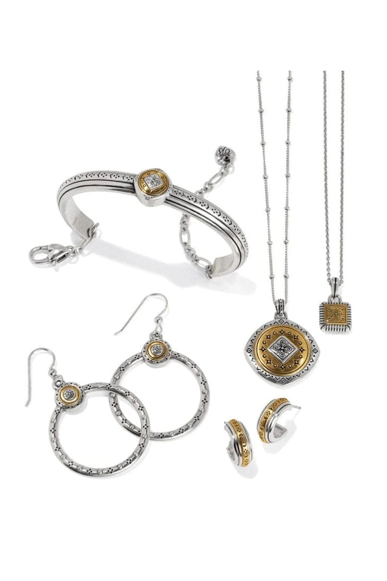 Mosaic Two Tone Mini Tile Necklace BJEWELRY Brighton Collectables