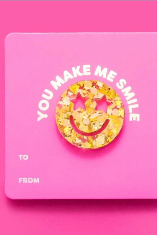 Pin Card GIFT/OTHER TAYLOR ELLIOTT DESIGNS SMILEY