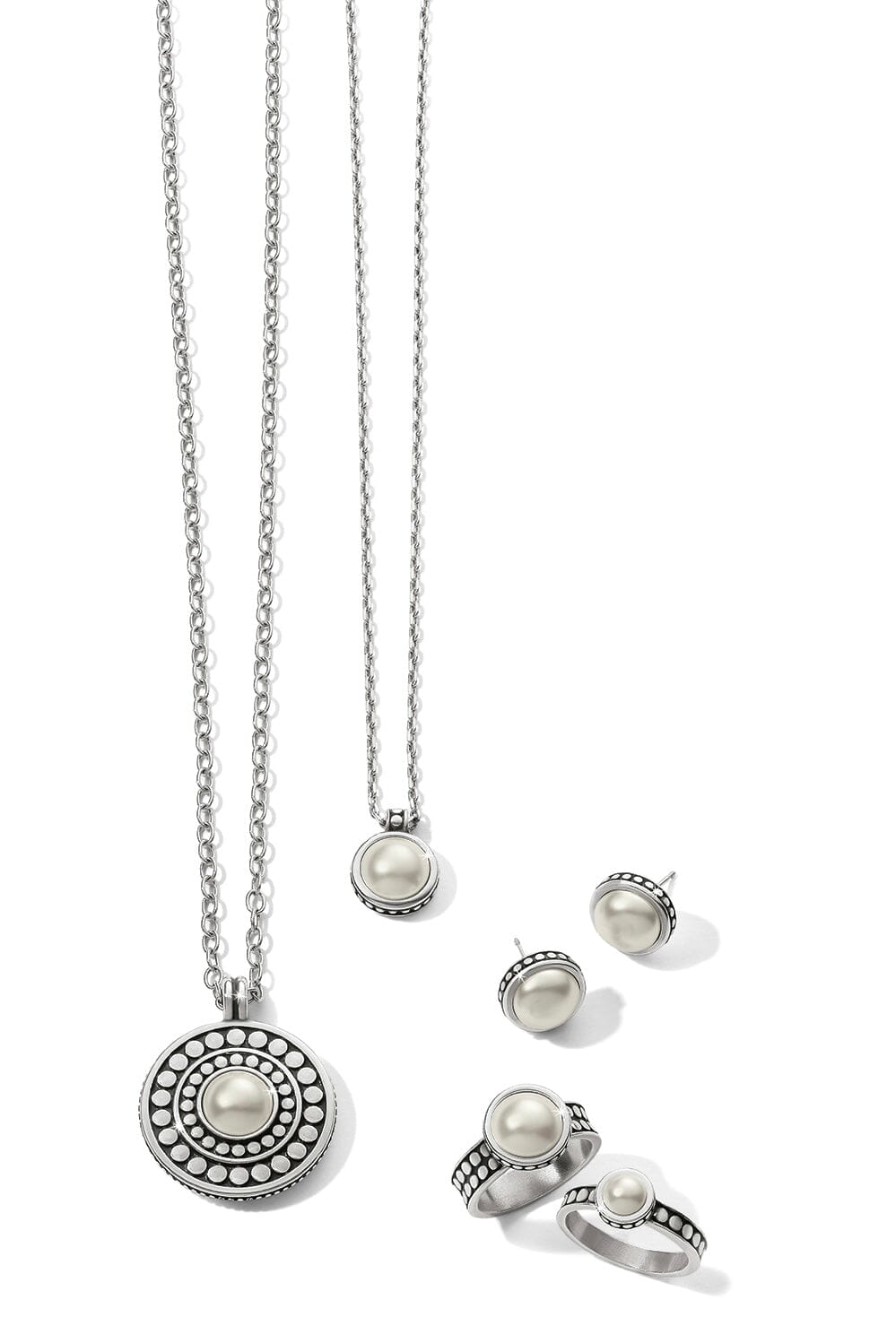 Pebble Dot Pearl Post Earrings BJEWELRY Brighton Collectables