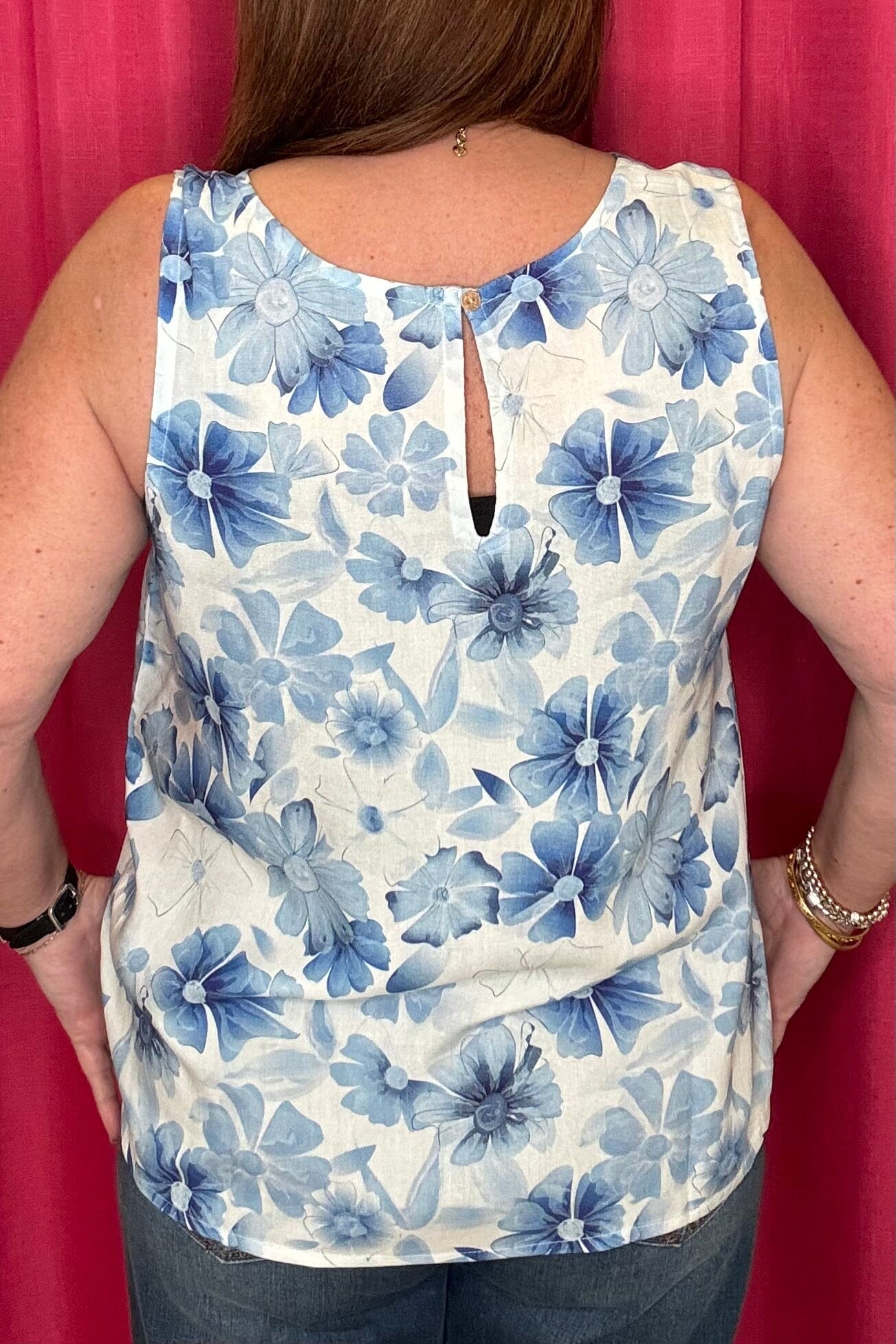 Printed Sleeveless Top MISSY TOP SPECIAL Charlie B