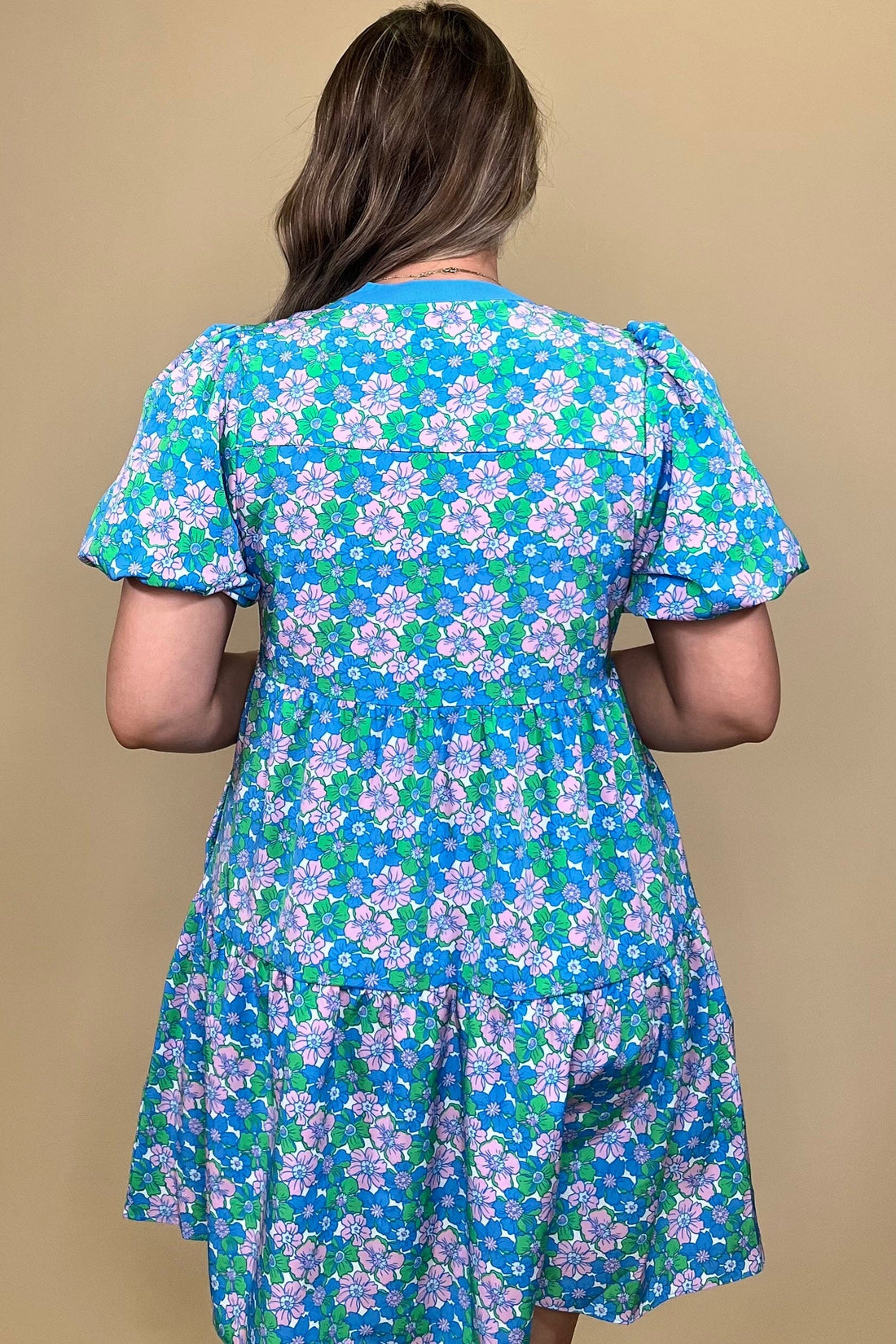 Kinsley Vintage Mini Dress DRESS MARYSQUARE