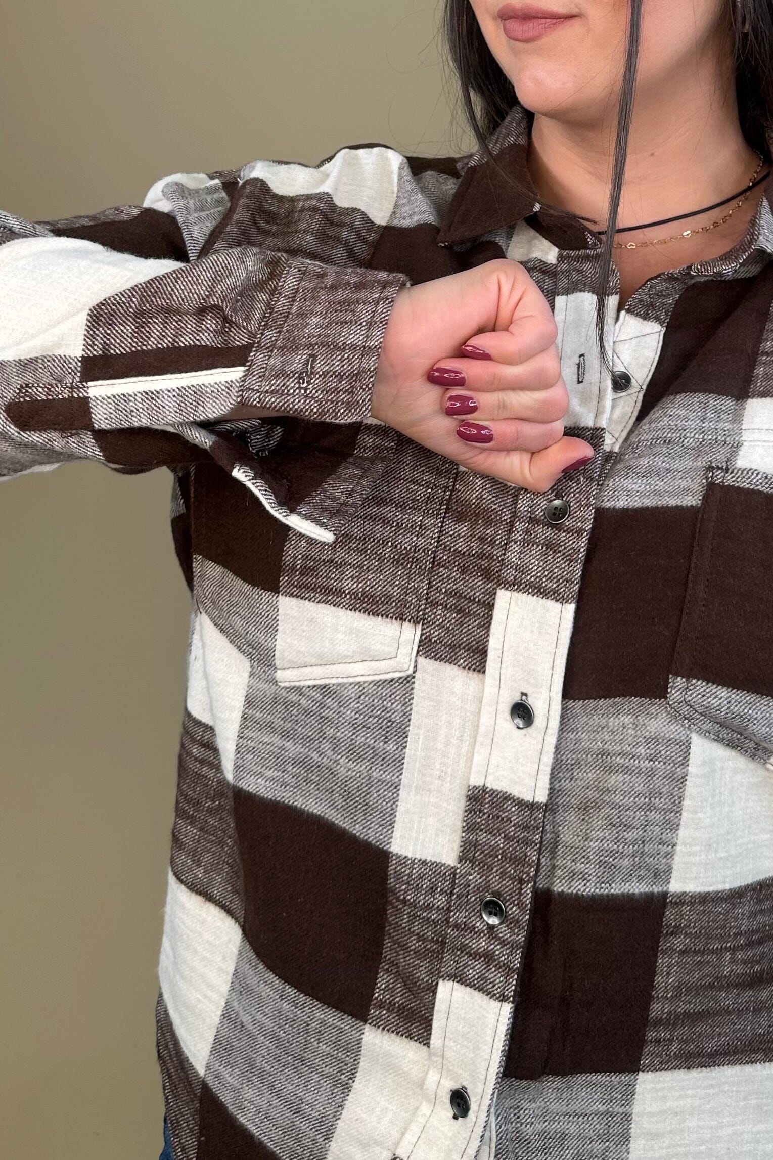 Button Down Long Sleeve Flannel OUTFIT COMPLETER:~~Unassigned~~ LOVETREE