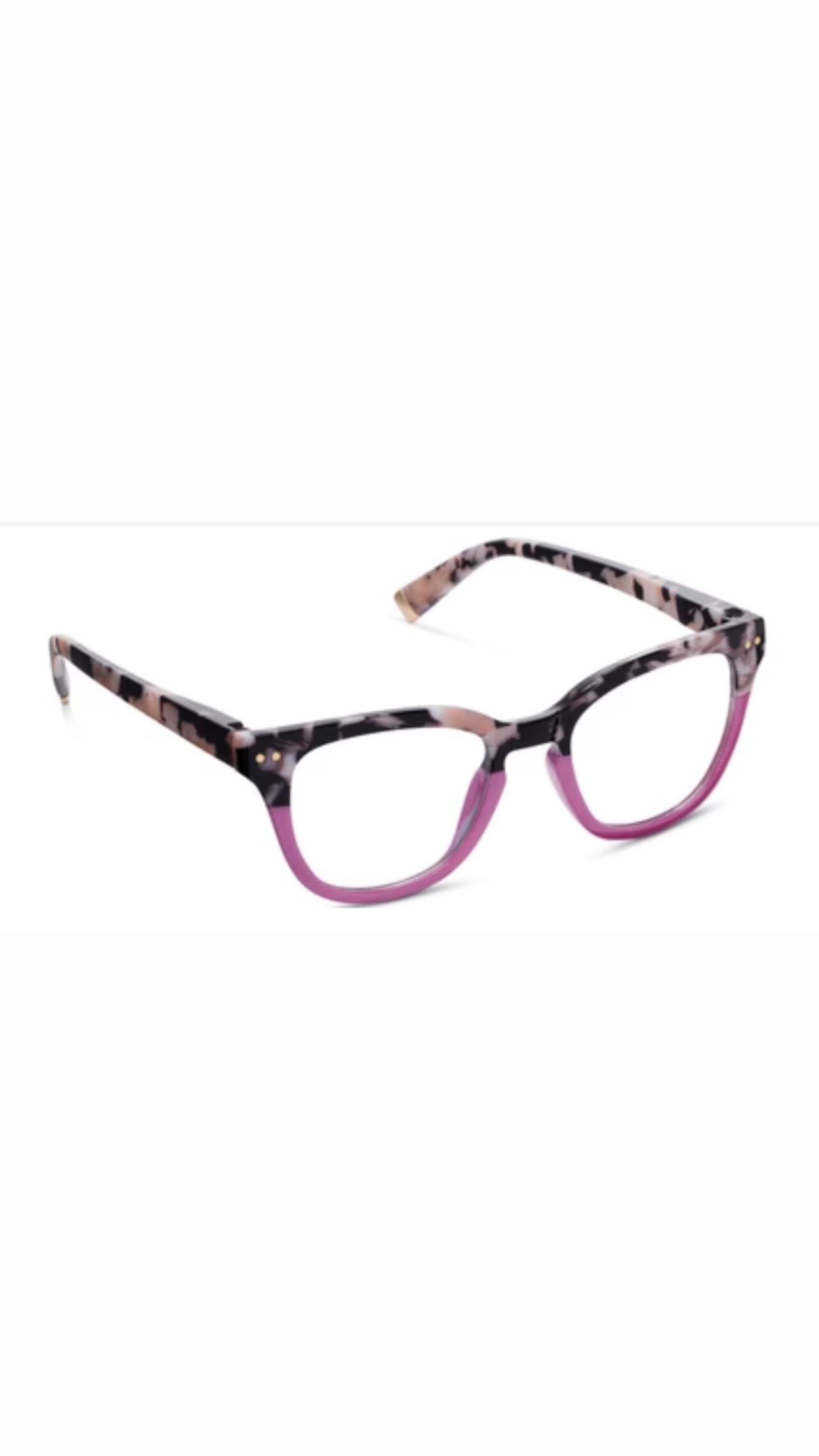 Faye Readers SCARF/HAT/WINTERGOODS PEEPERSPECS BLKMARBLEPINK -1.00