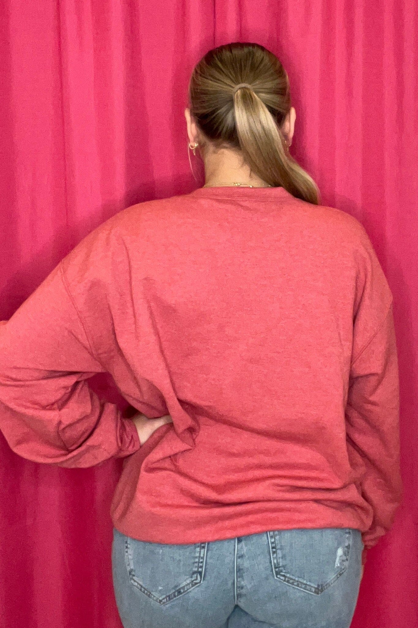 KC Vintage Crew Neck Sweatshirt MISSY BASIC KNIT K Lane&