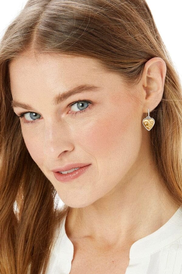 One Heart French Wire Earrings BJEWELRY Brighton Collectables