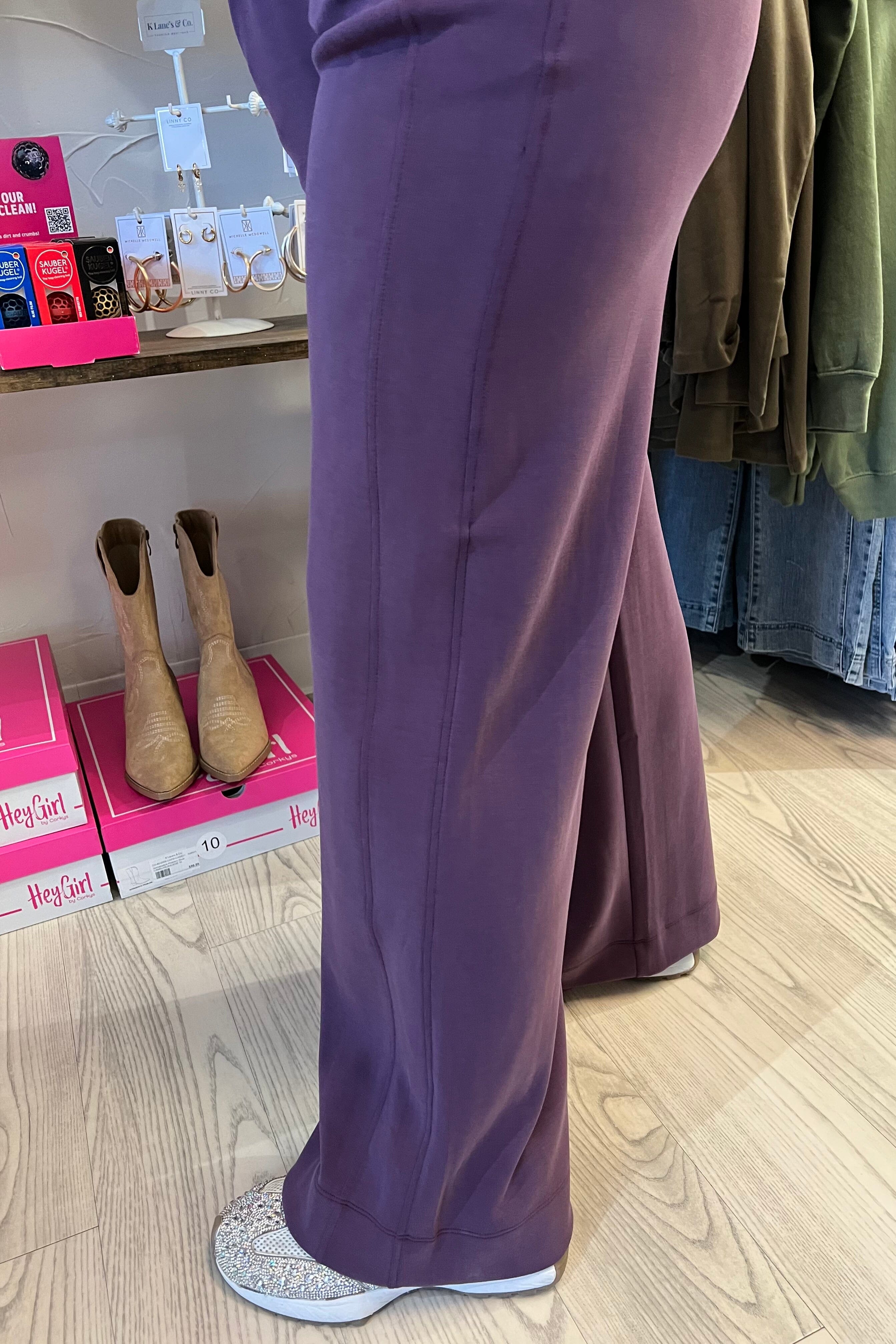 Relaxed Straight Leg Pant w/Pockets BOTTOMS YELETE