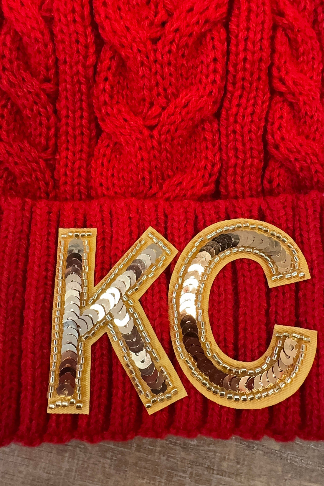 Kansas City Sequin Beanie Hat GIFT/OTHER HART & LUX