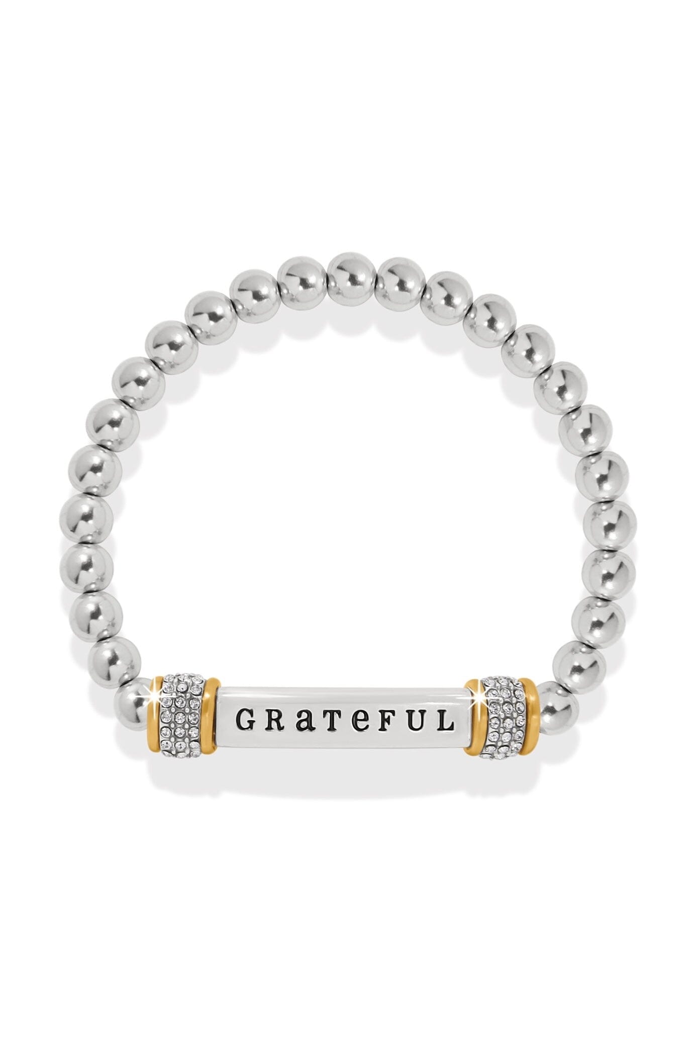 Meridian Grateful Two Tone Stretch Bracelet BJEWELRY Brighton Collectables