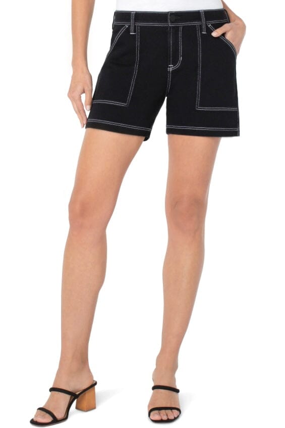 Utility Short With Contrast Stitch BOTTOMS LIVERPOOL