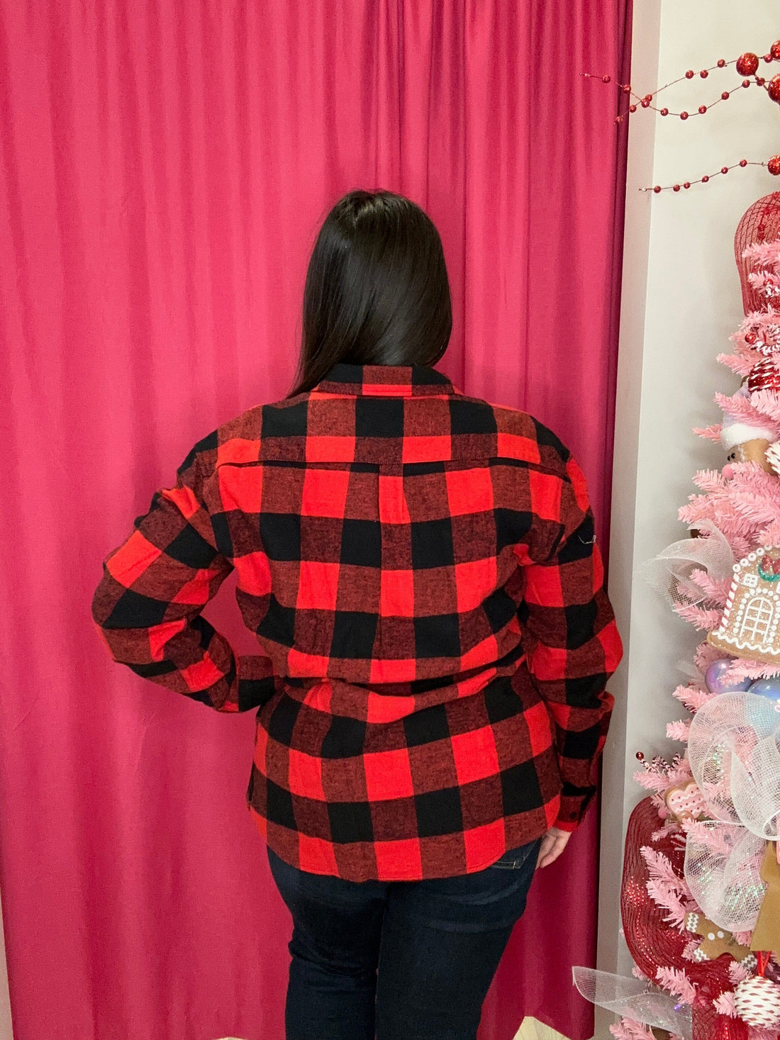 Long Sleeve Buffalo Flannel JRTOP CASUAL TOP ENVYSTYLZ