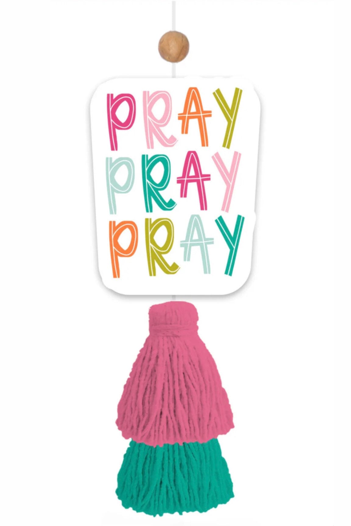 Car Decorative Air Freshener GIFT/OTHER MARYSQUARE PRAYPRAYPRAY LINENBREEZE