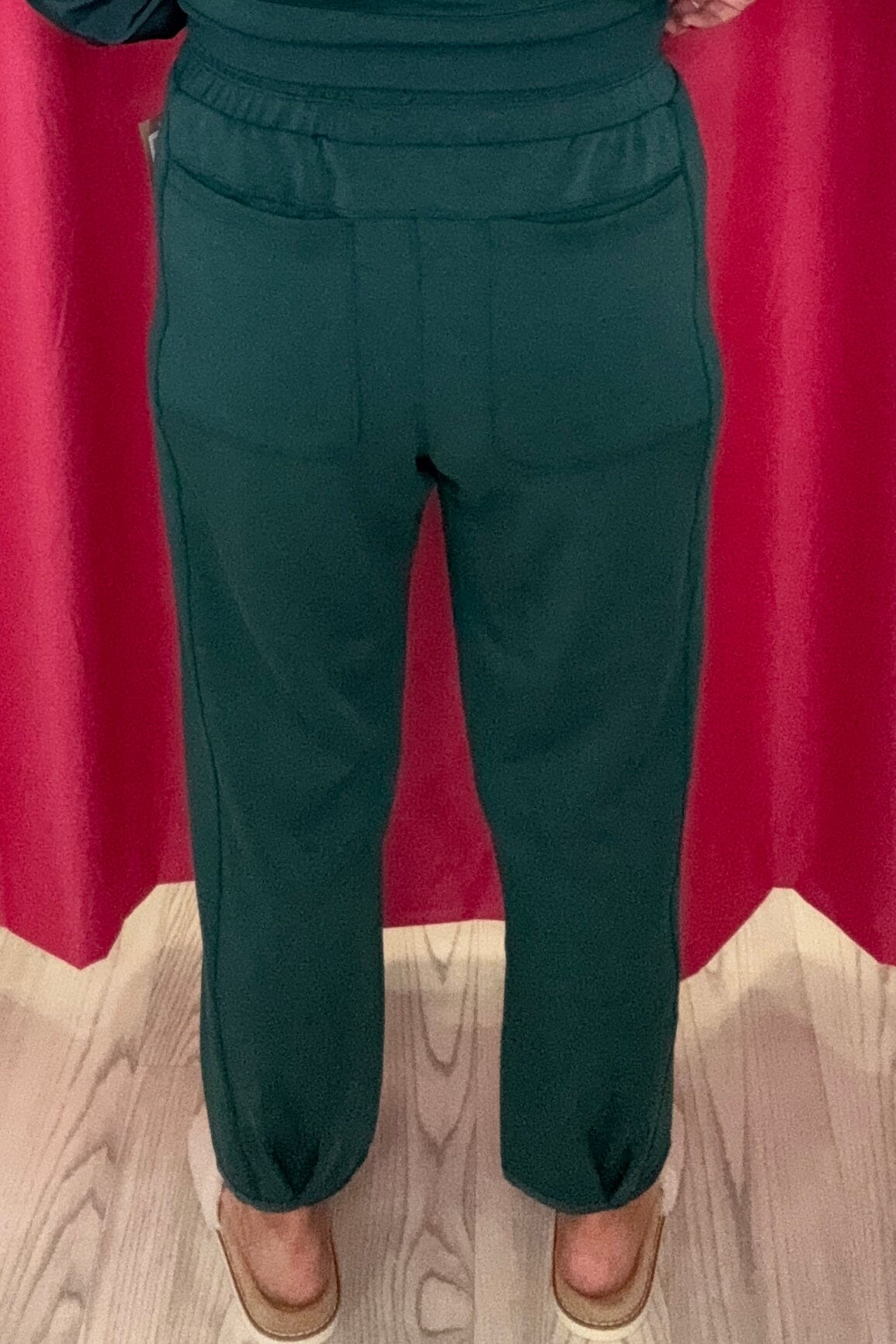 Jogger w/Hem Pleats & Pockets BOTTOMS TRIBAL
