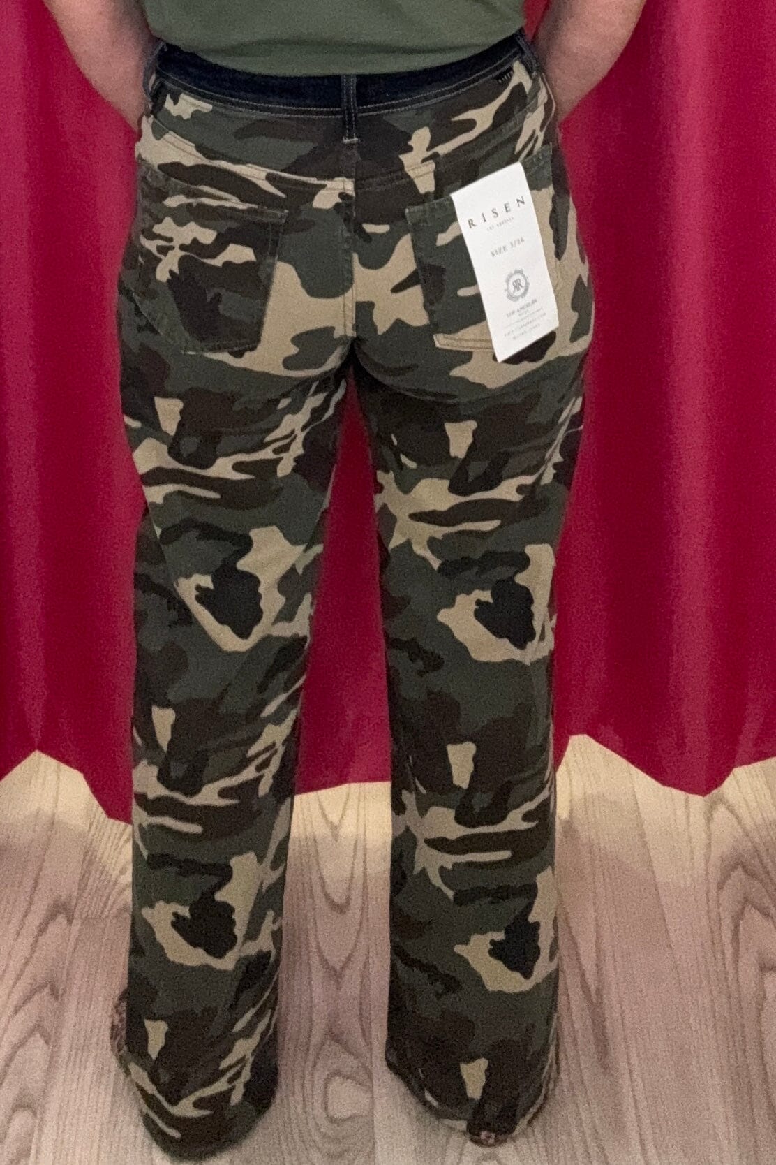 Slouchy Crop Baggy Patch Pockets Jeans BOTTOMS RISEN