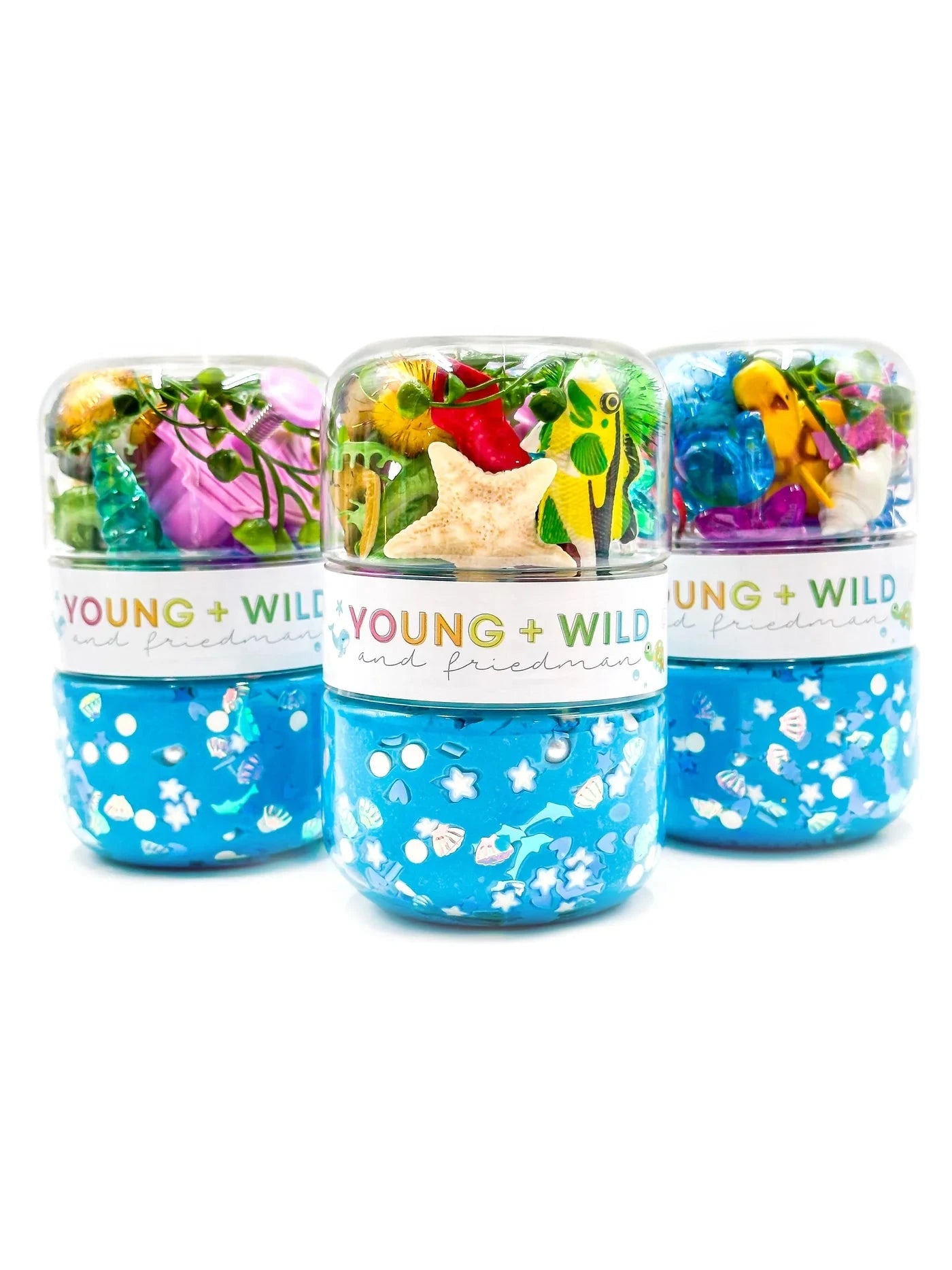 Grab & Go Dough Jar GIFT/OTHER YOUNG + WILD & FRIEDMAN OCEAN