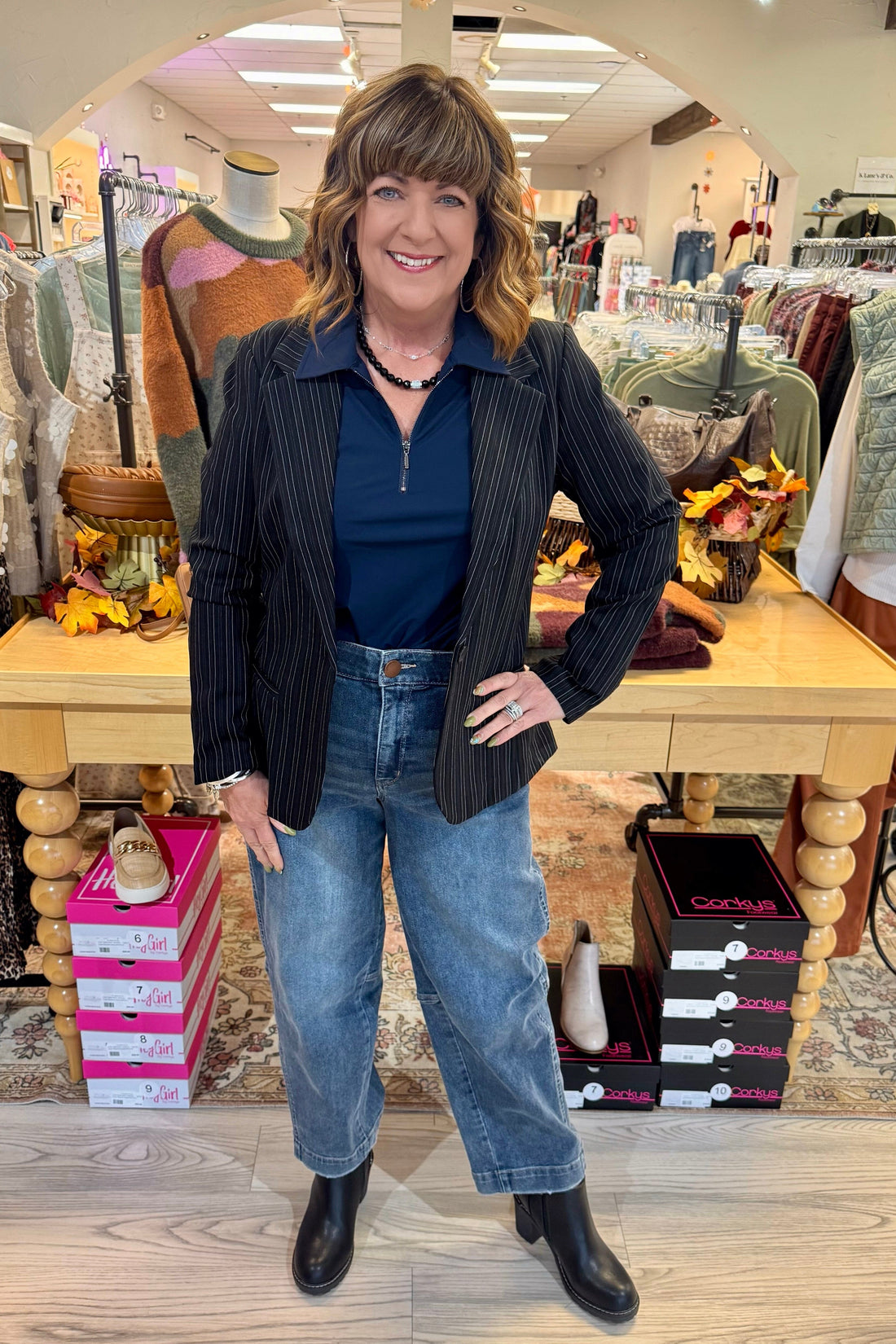 Ab Solution Skyrise Relaxed Barrel Leg JEANS DEMOCRACY