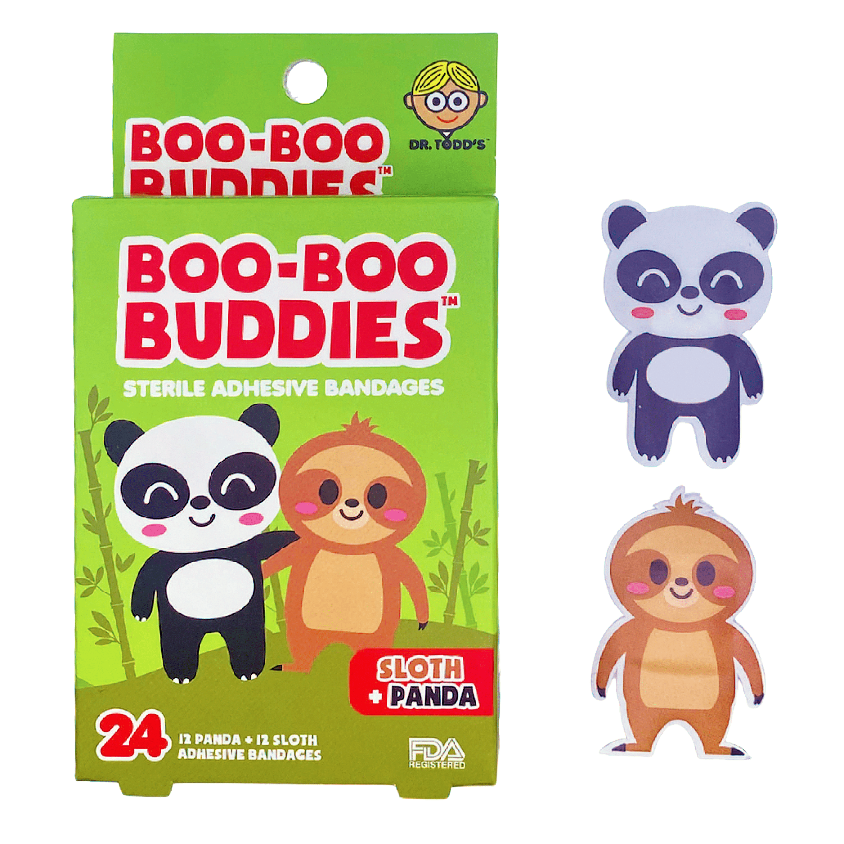 Boo Boo Buddies GIFT/OTHER BOOBOOBUDDIES SLOTH/PANDA