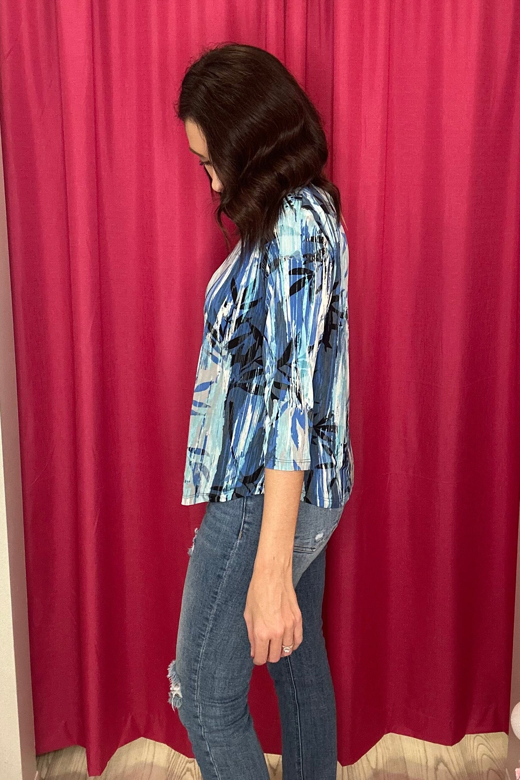 Scoop Neck w/ Stud Detail MISSY TOP SPECIAL SOUTHERN LADY