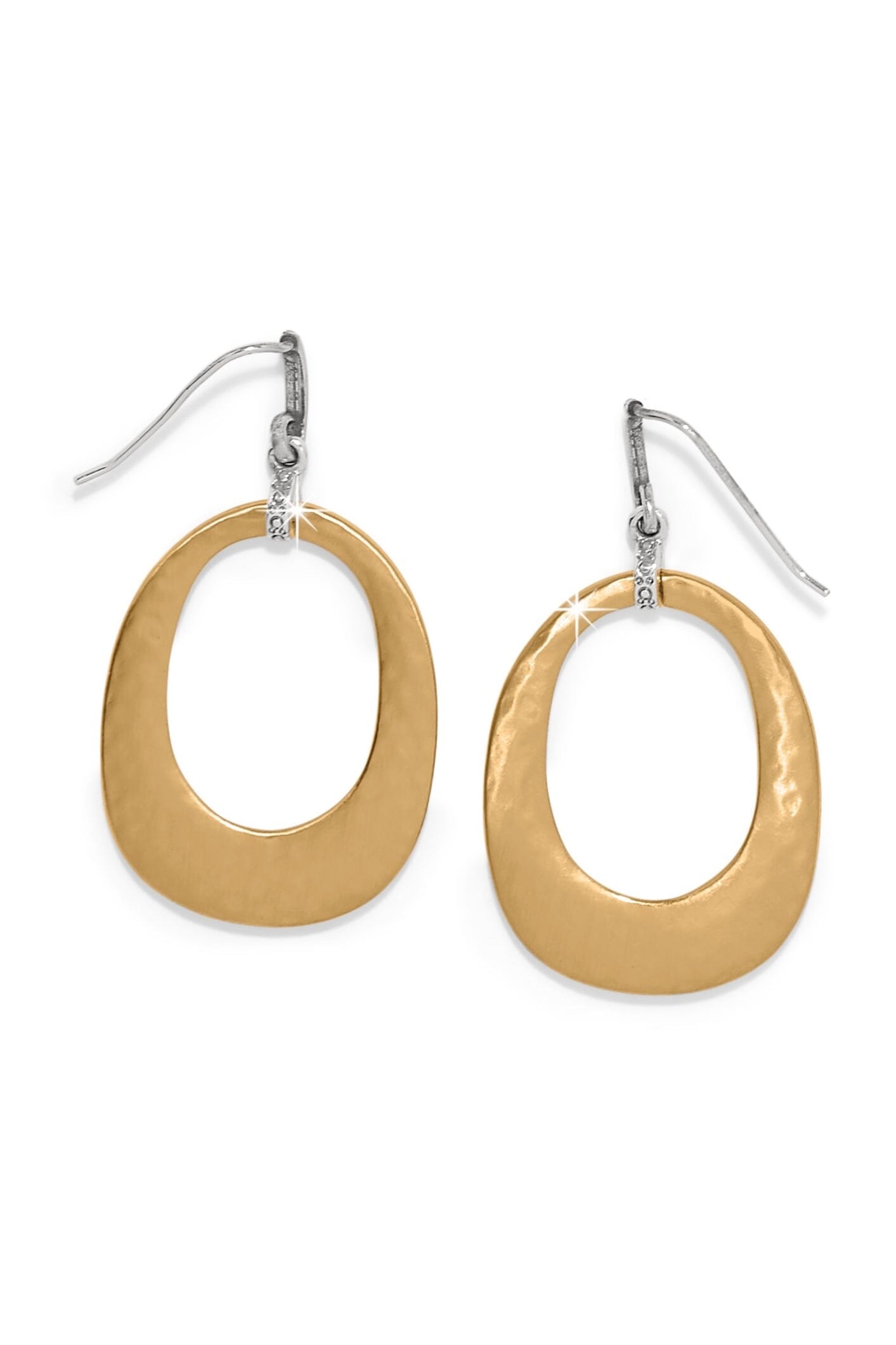 Meridian Geo Open Hoop French Wire Earrings BJEWELRY Brighton Collectables