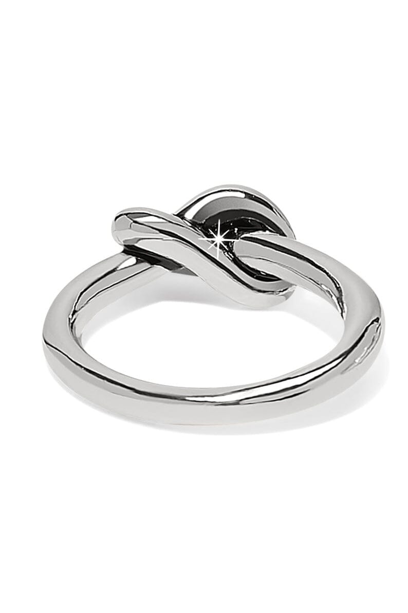 Interlok Single Knot Silver Ring BRING Brighton Collectables