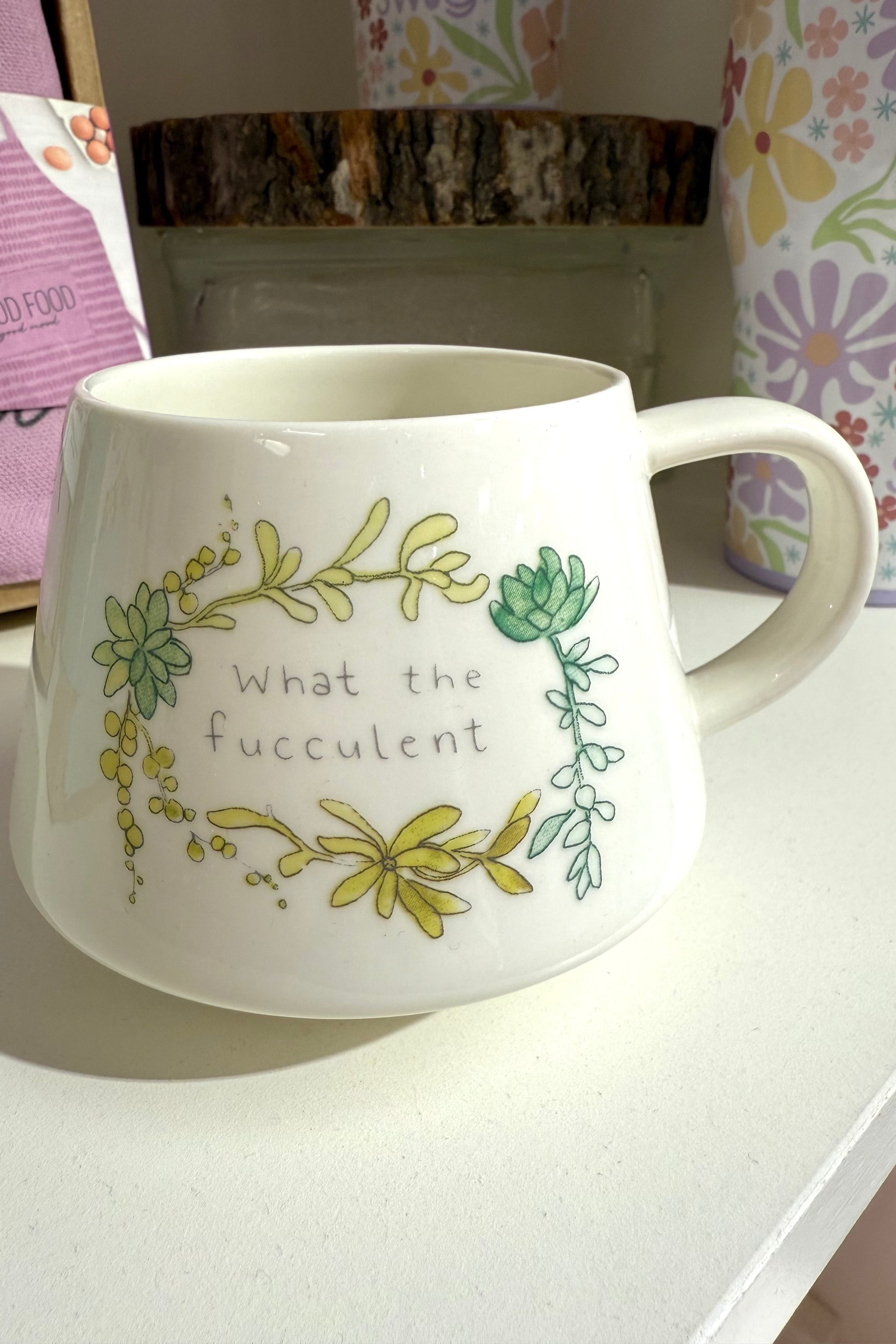 Flower Mug GIFT/OTHER HAZEL MAZEL WHATTHE