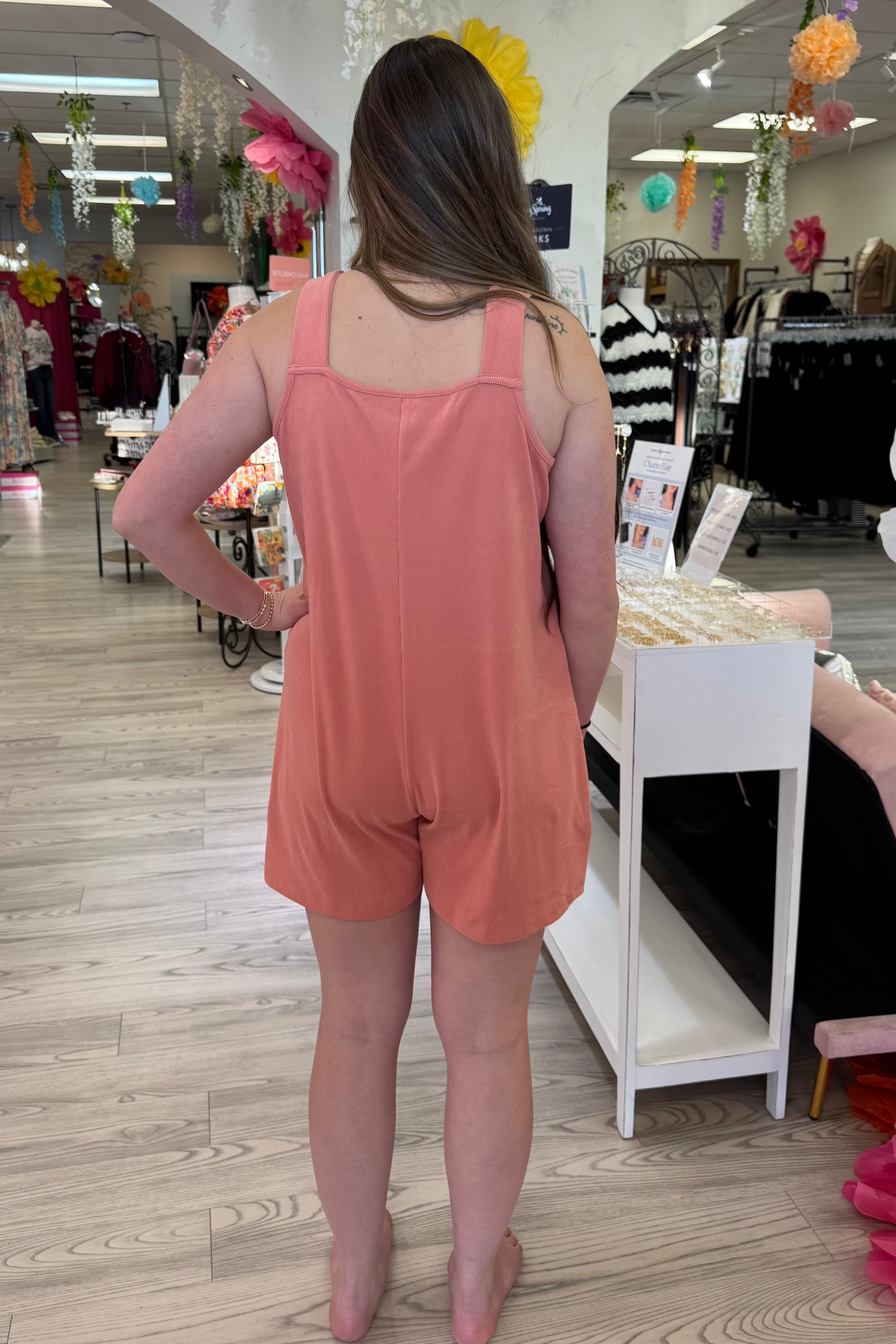 Weekend Brushed Ribbed Romper DRESS COCO+CARMEN