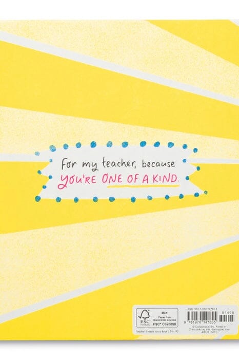 Teacher I Made You A Book GIFT/OTHER K Lane&