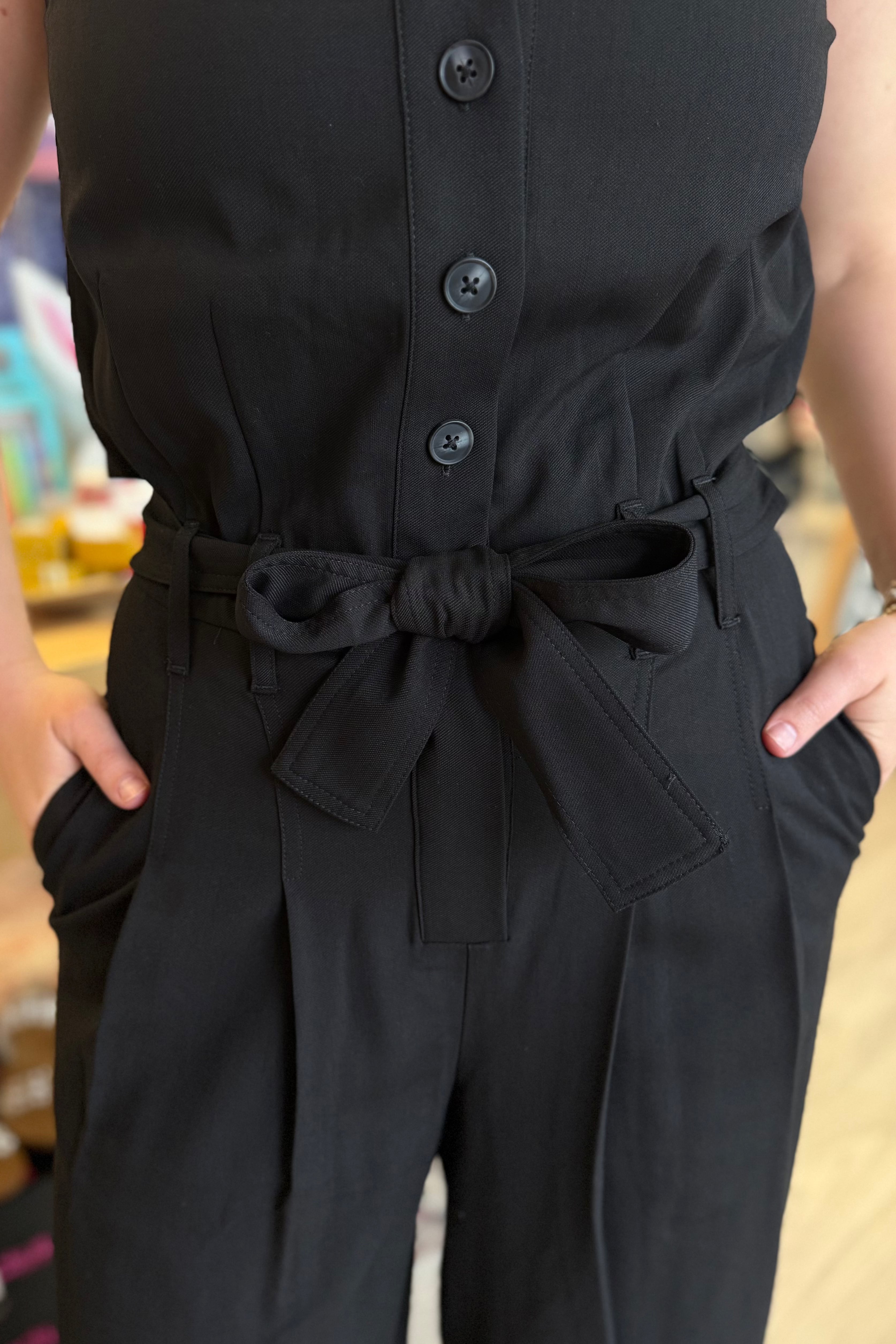 Sleeveless Wide Leg Jumpsuit DRESS LIVERPOOL