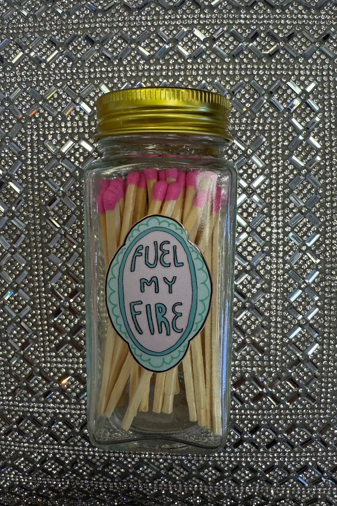 Glass Jar of Matches GIFT/OTHER HAZEL MAZEL FUELMYFIRE