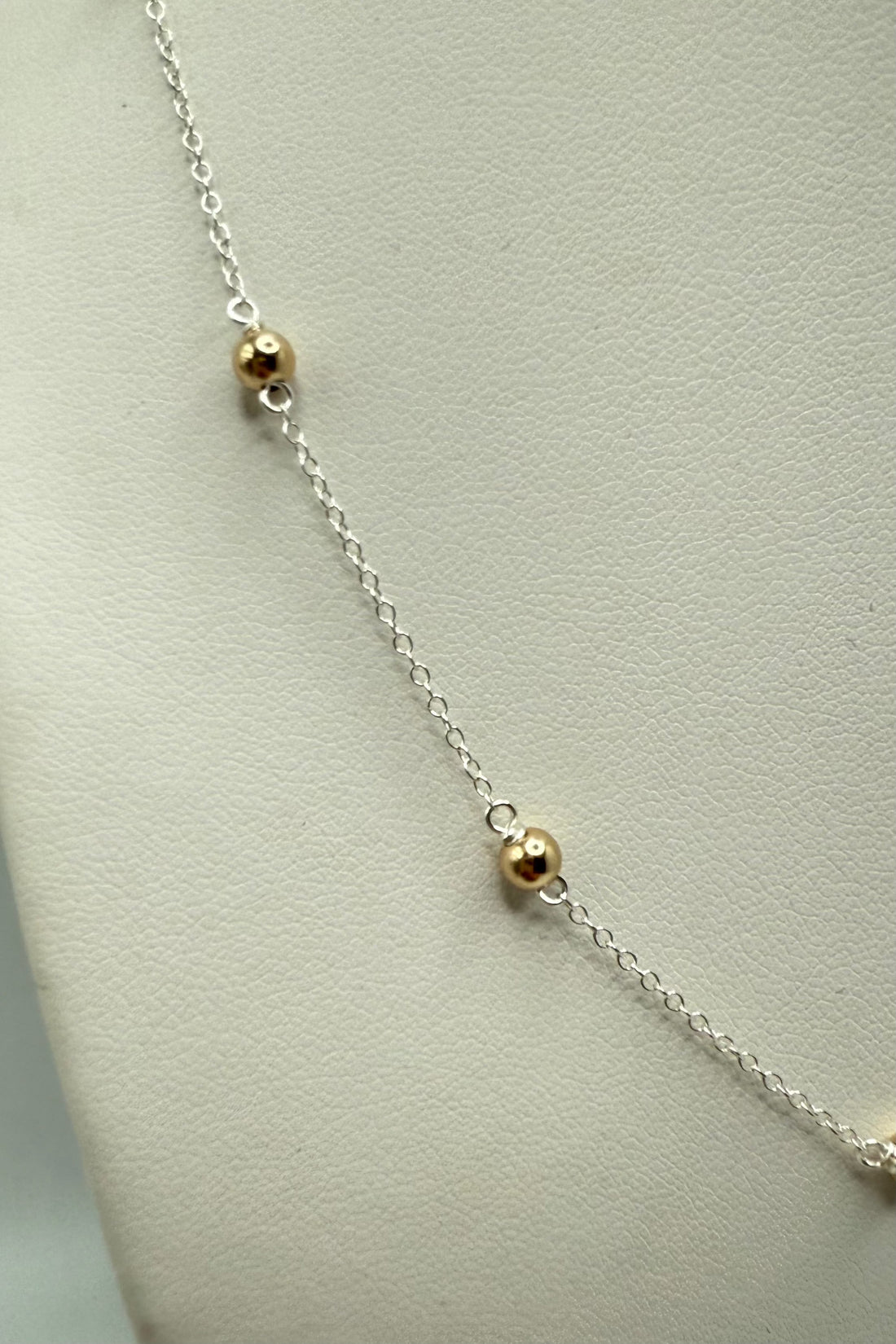 15" Choker Simplicity Chain Sterling Mixed Metal -Classic 4mm JEWELRY ENEWTON