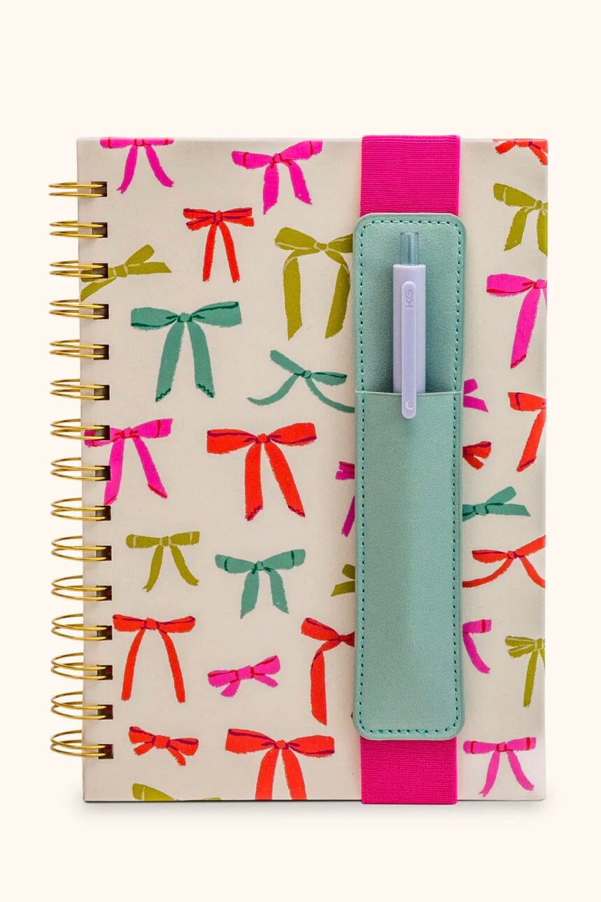 Put A Bow On It Oliver Notebook with Pen Pocket GIFT/OTHER STUDIO