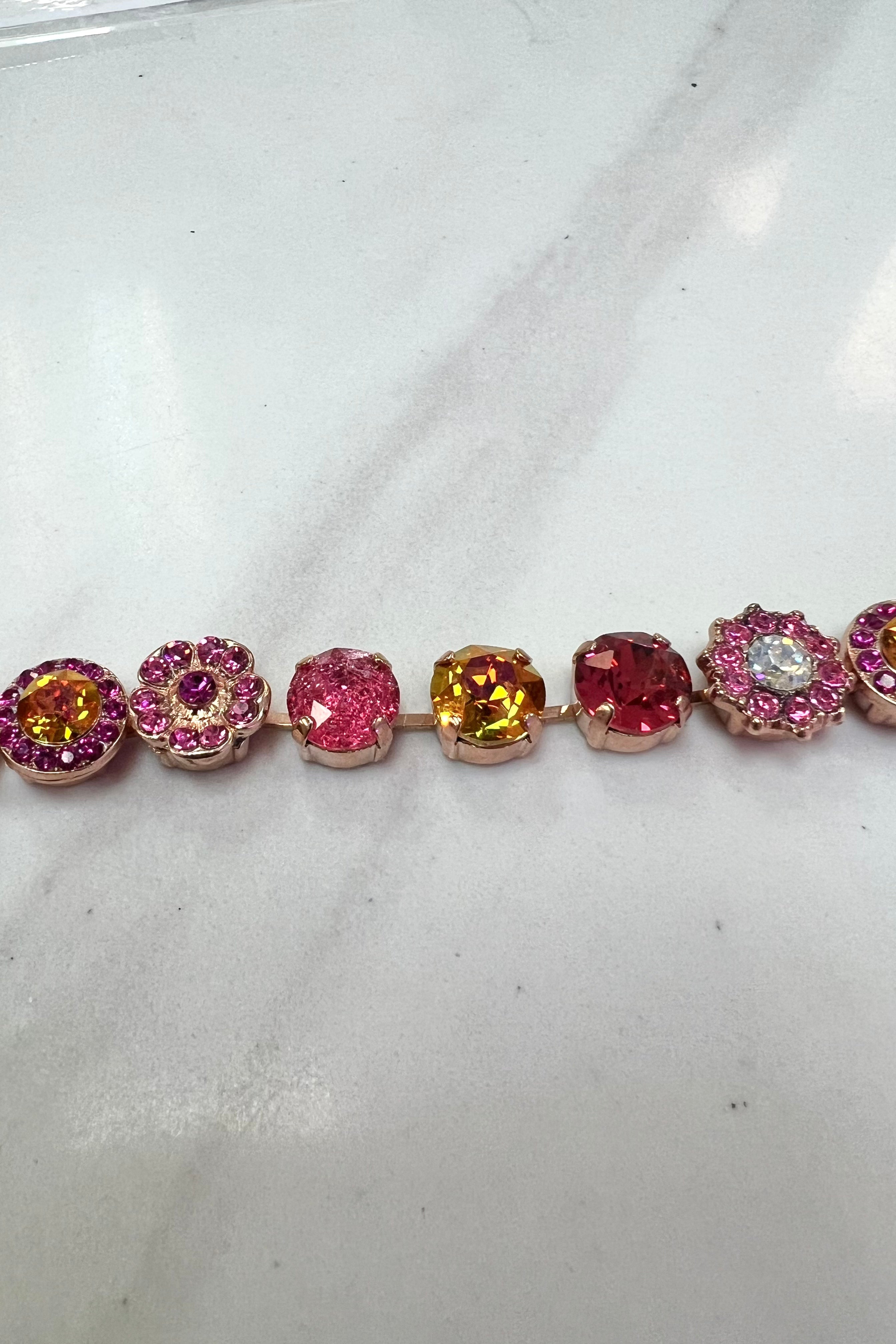 Large Elemental Bracelet in "Bougainvillea" in Rose Gold BETTERBRANDJEWELRY Mariana