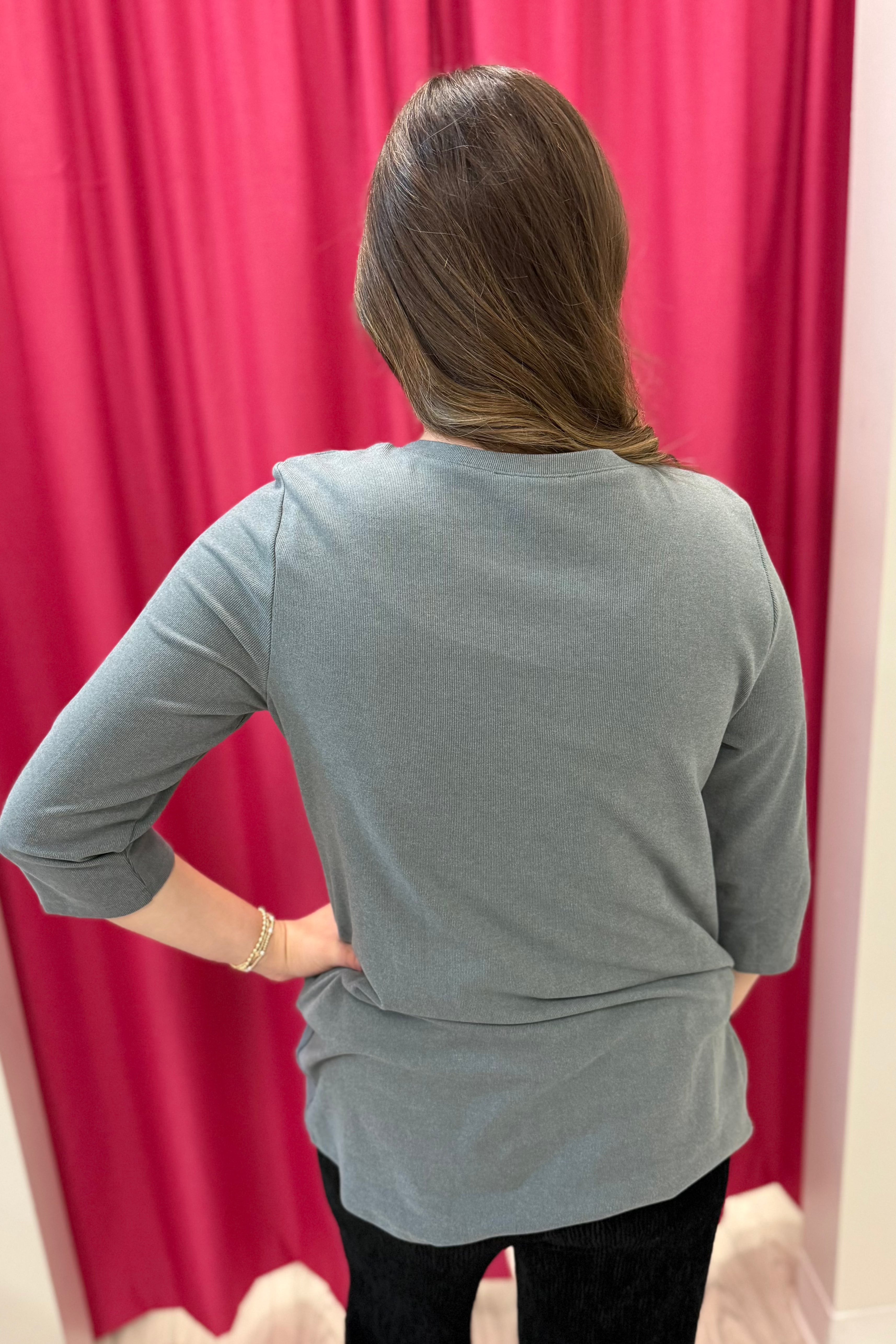 3/4 Sleeve Scoop Neck Soft Top MISSY TOP SPECIAL SOUTHERN LADY