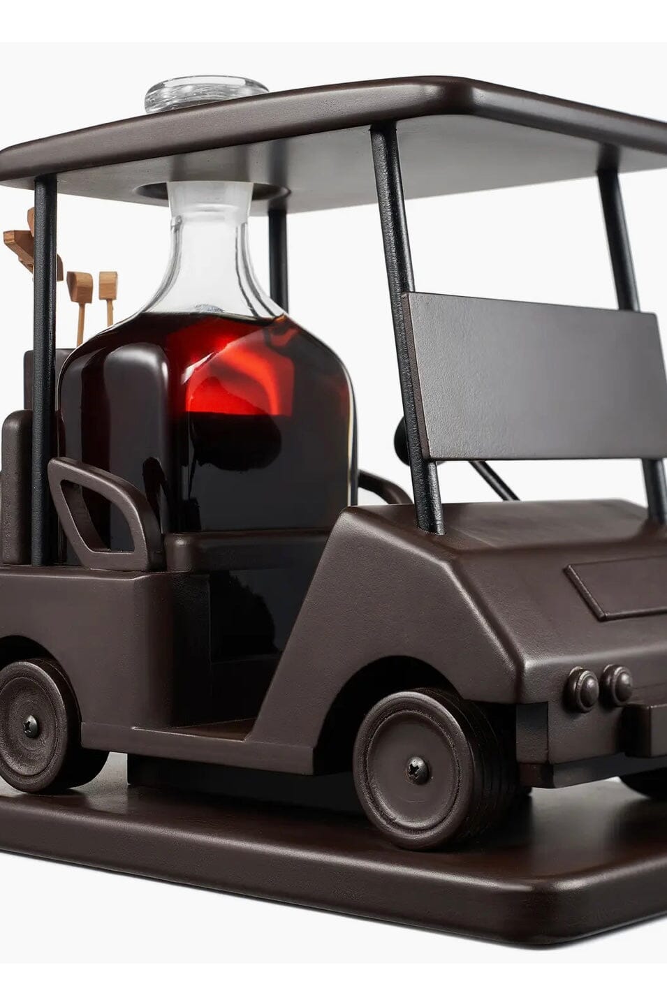 Wood Golf Cart Whiskey Decanter GIFT/OTHER THE WINE SAVANT